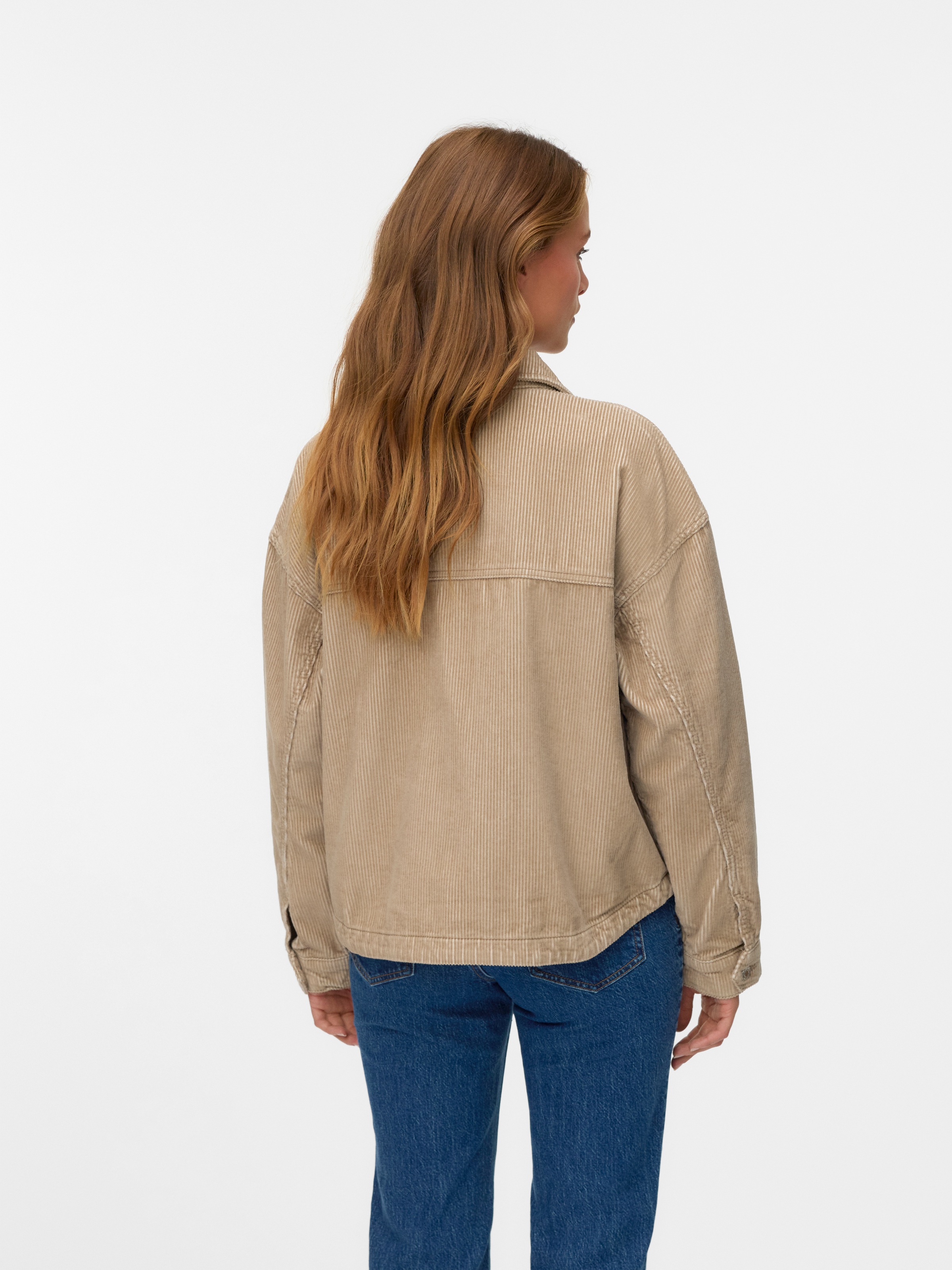 Vero Moda Cordjacke "VMJAMIE LS CORDUROY SHACKET MIX NOOS" günstig online kaufen