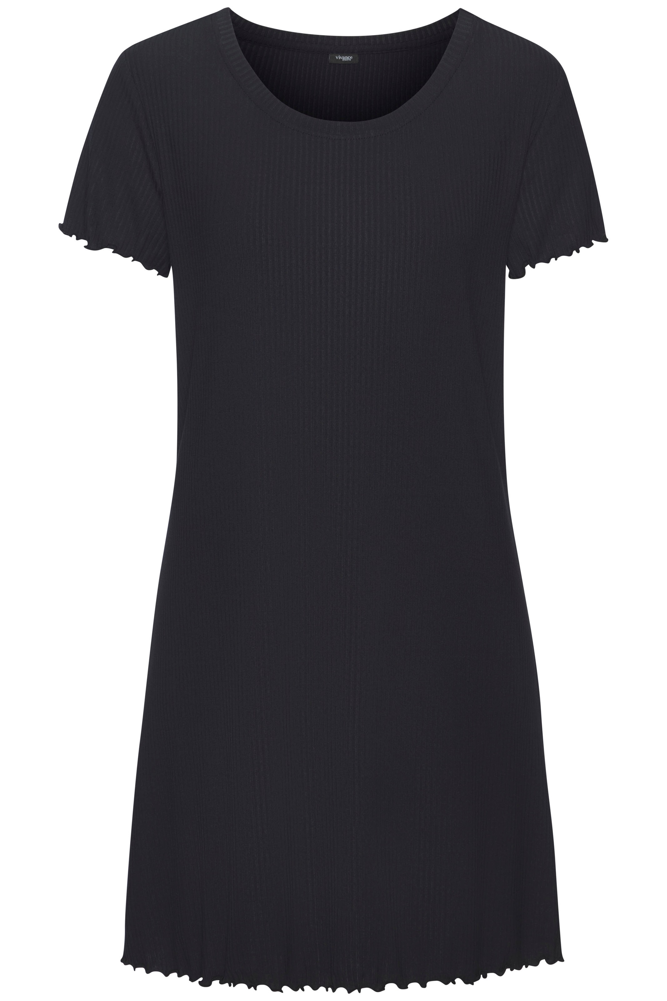 Vivance Dreams Nachthemd 1-teilig, 1 tlg. tlg. aus angenehmer Rippware günstig online kaufen