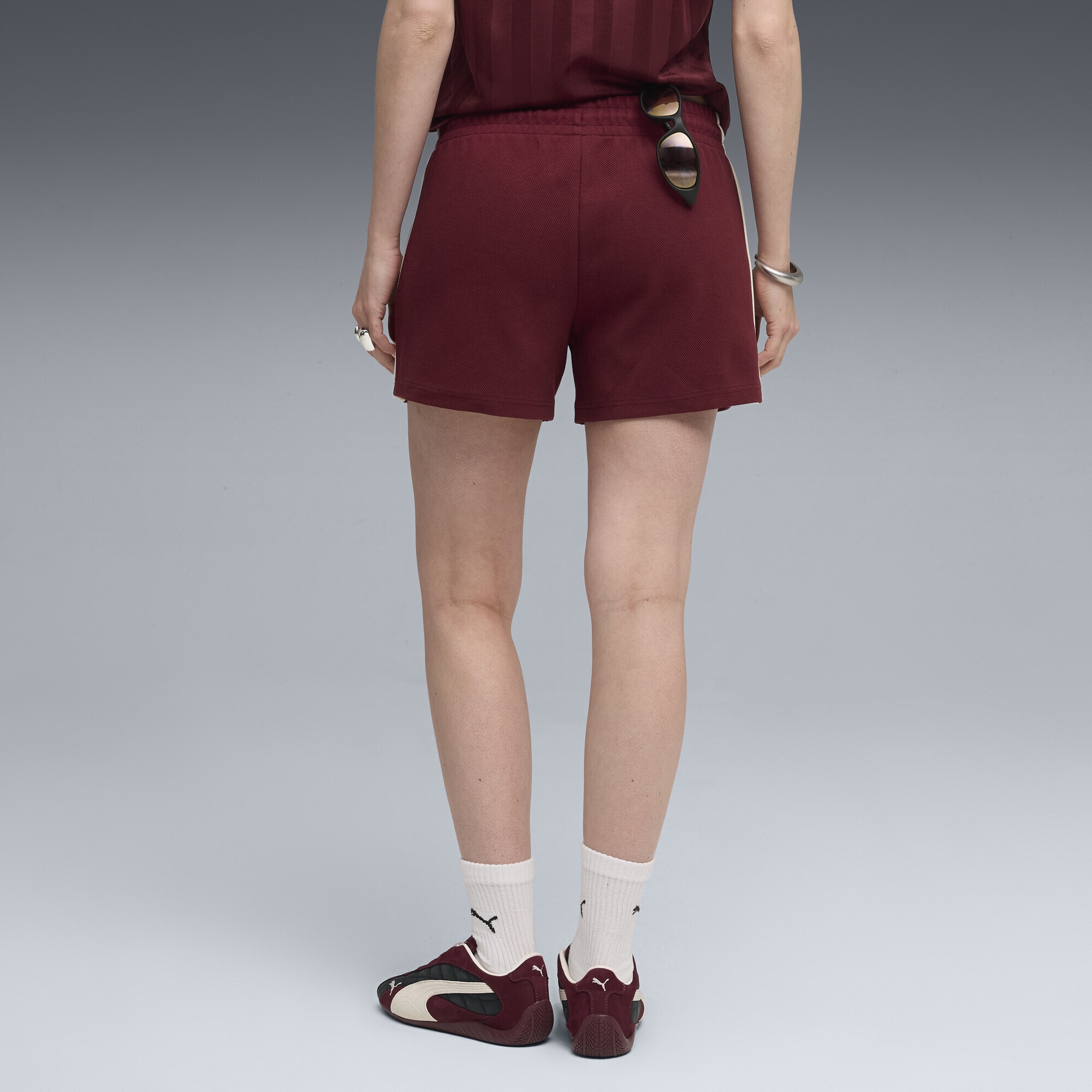 PUMA Sporthose »T7 Pintuck Shorts Damen«