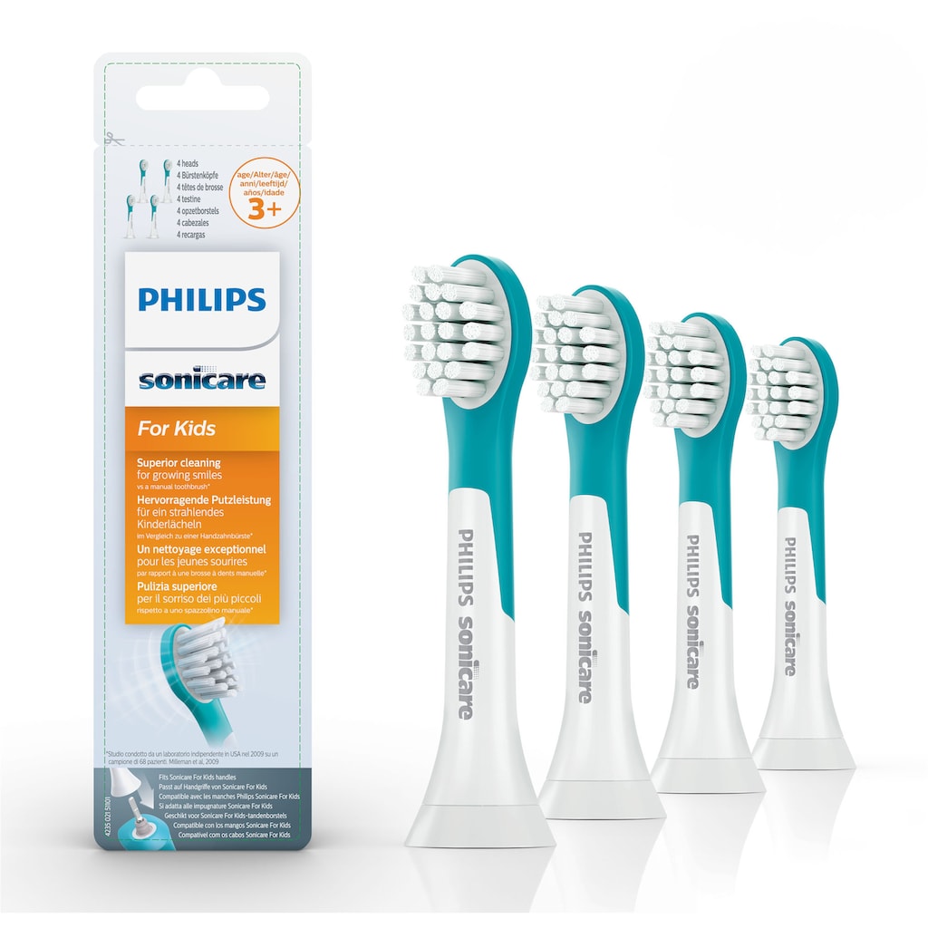 Philips Sonicare Aufsteckbürsten »HX6034/33 For Kids ab 4 -7 Jahren«