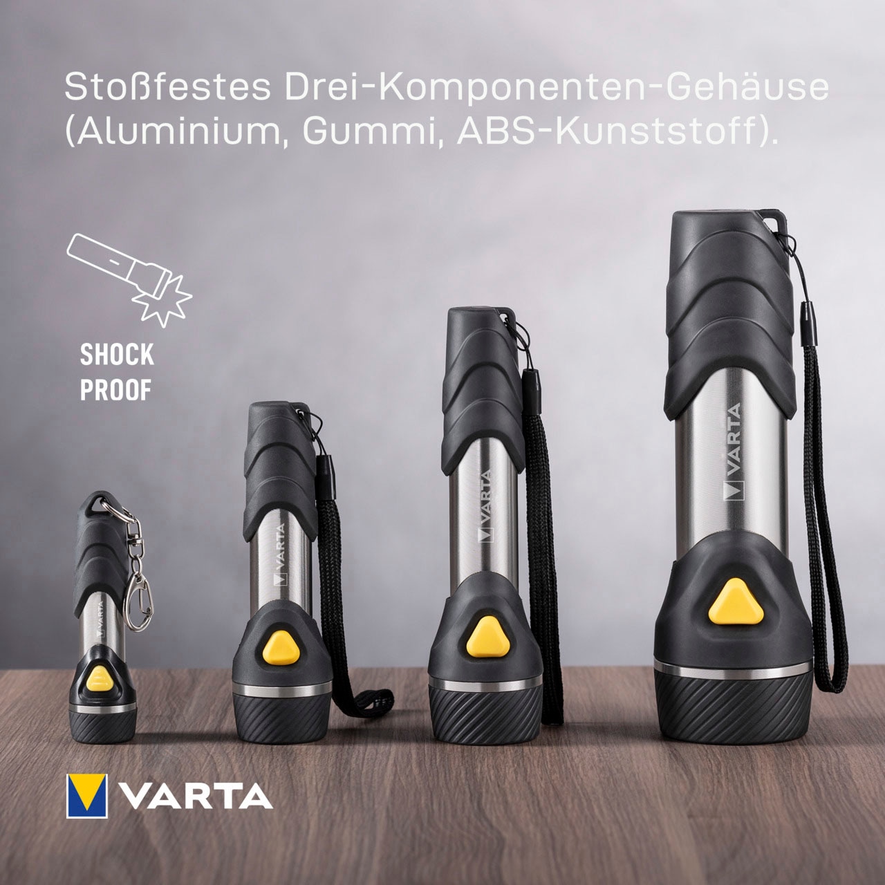 VARTA Taschenlampe »VARTA Day Light Multi LED F10 Taschenlampe mit 5 LEDs«
