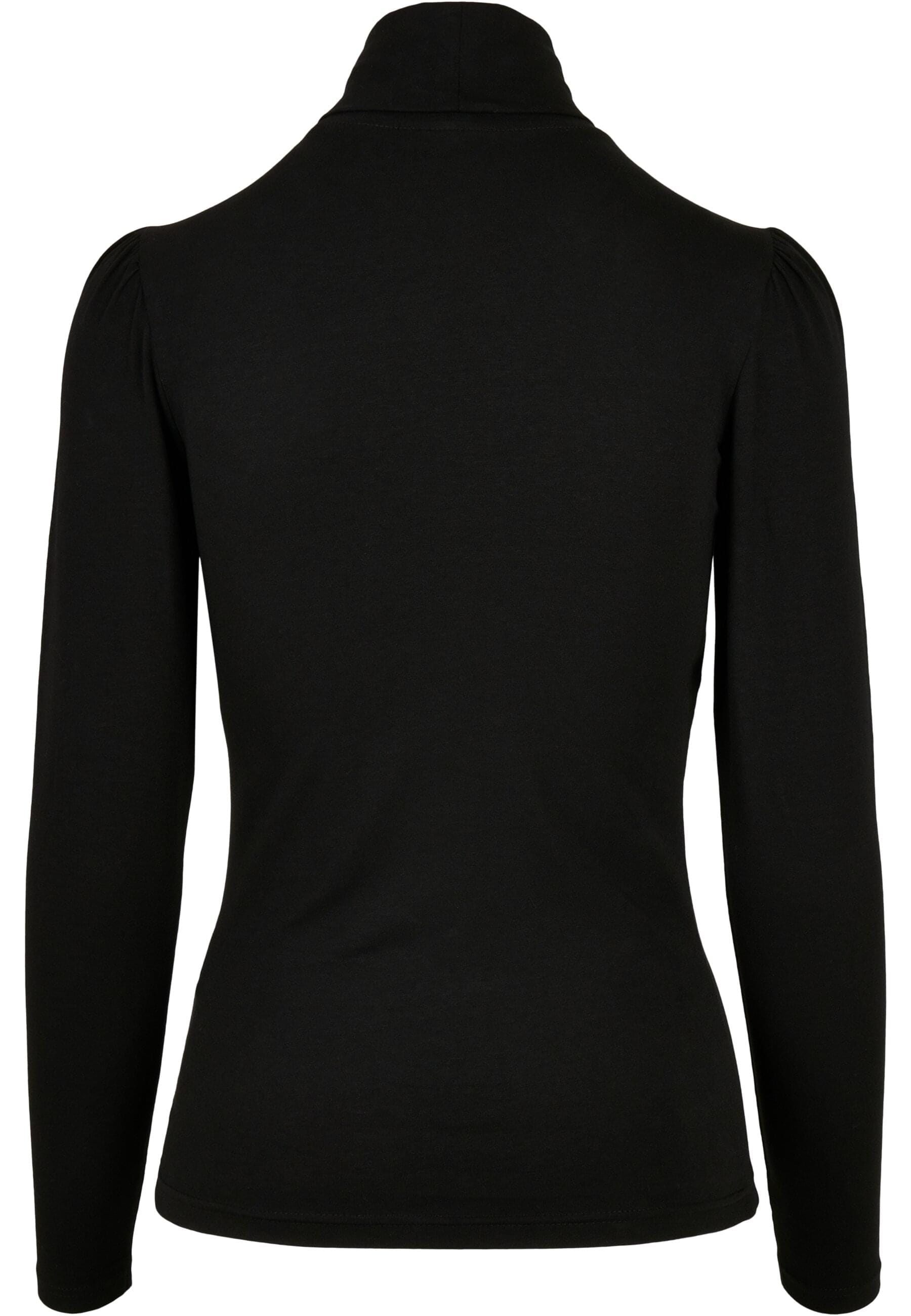 URBAN CLASSICS Langarmshirt »Urban Classics Damen Ladies Puffer Sleeve Turtleneck L/S«, (1 tlg.)
