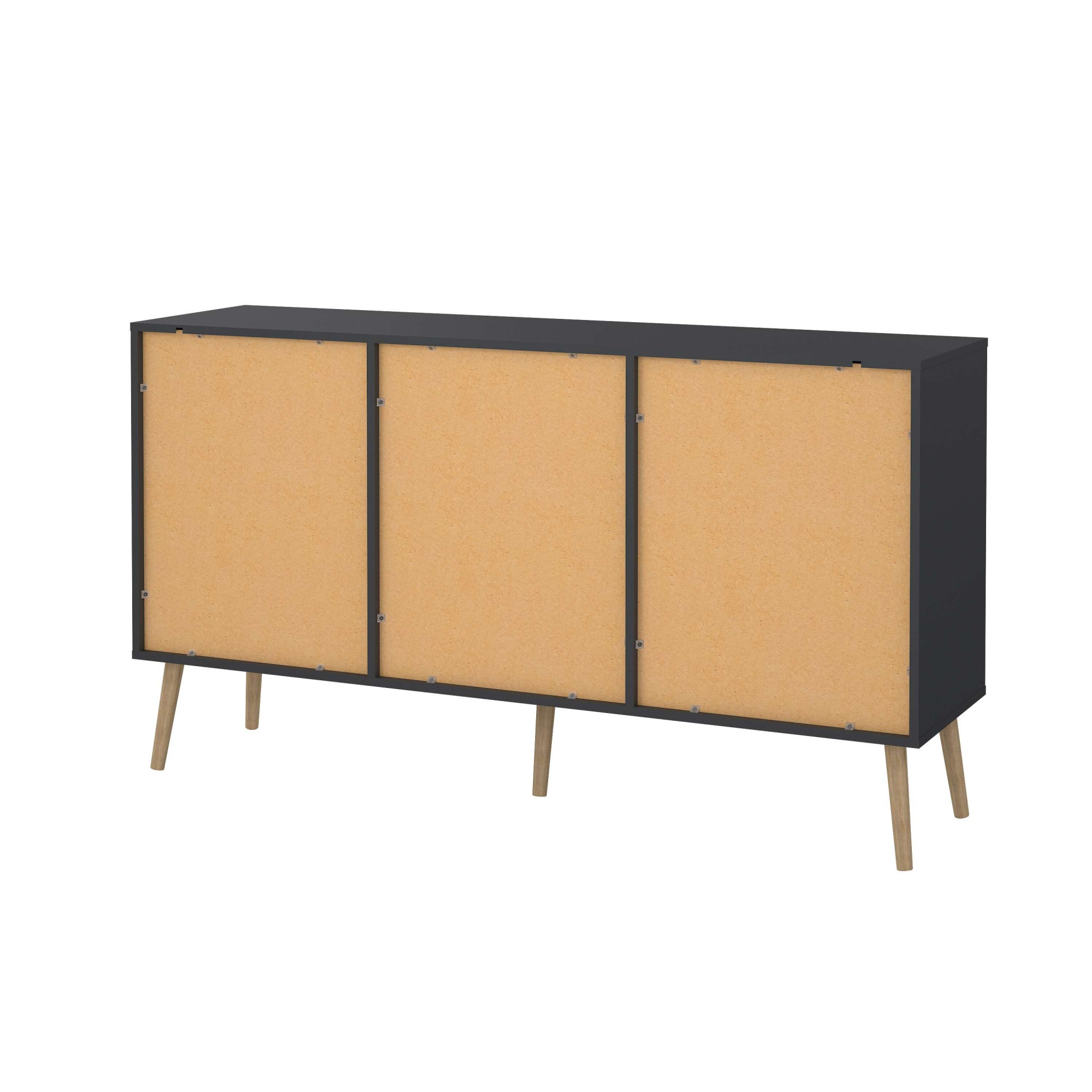 andas Sideboard »Bodo, Aufbewahrung, Schubladenschrank, Sideboard,«, Kommode mit 2 Türen, 3 Schubladen, Breite 147 cm