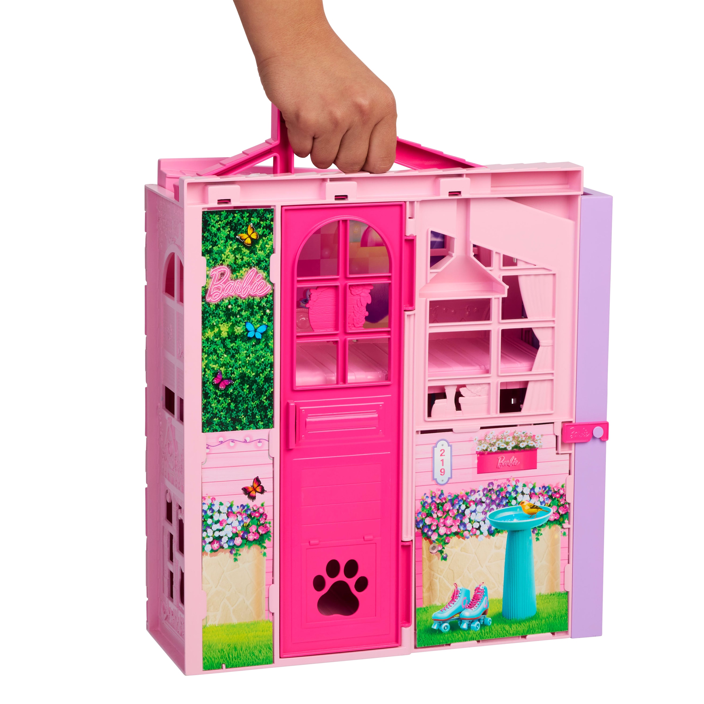 Barbie Puppenhaus »Barbie Weekend Escape House mit Puppe« tragbar
