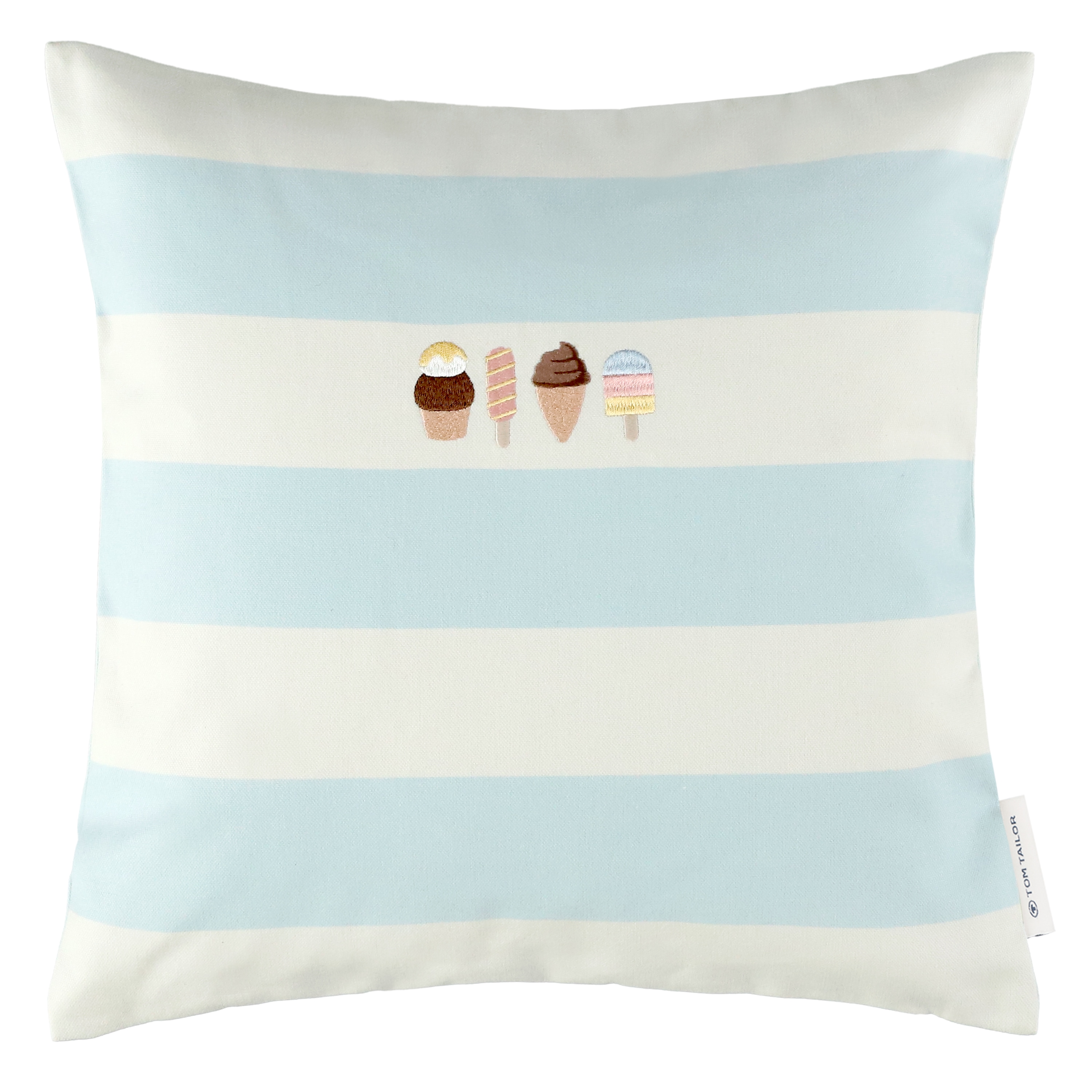 TOM TAILOR HOME Kissenbezug "Ice" maritimes Dessin