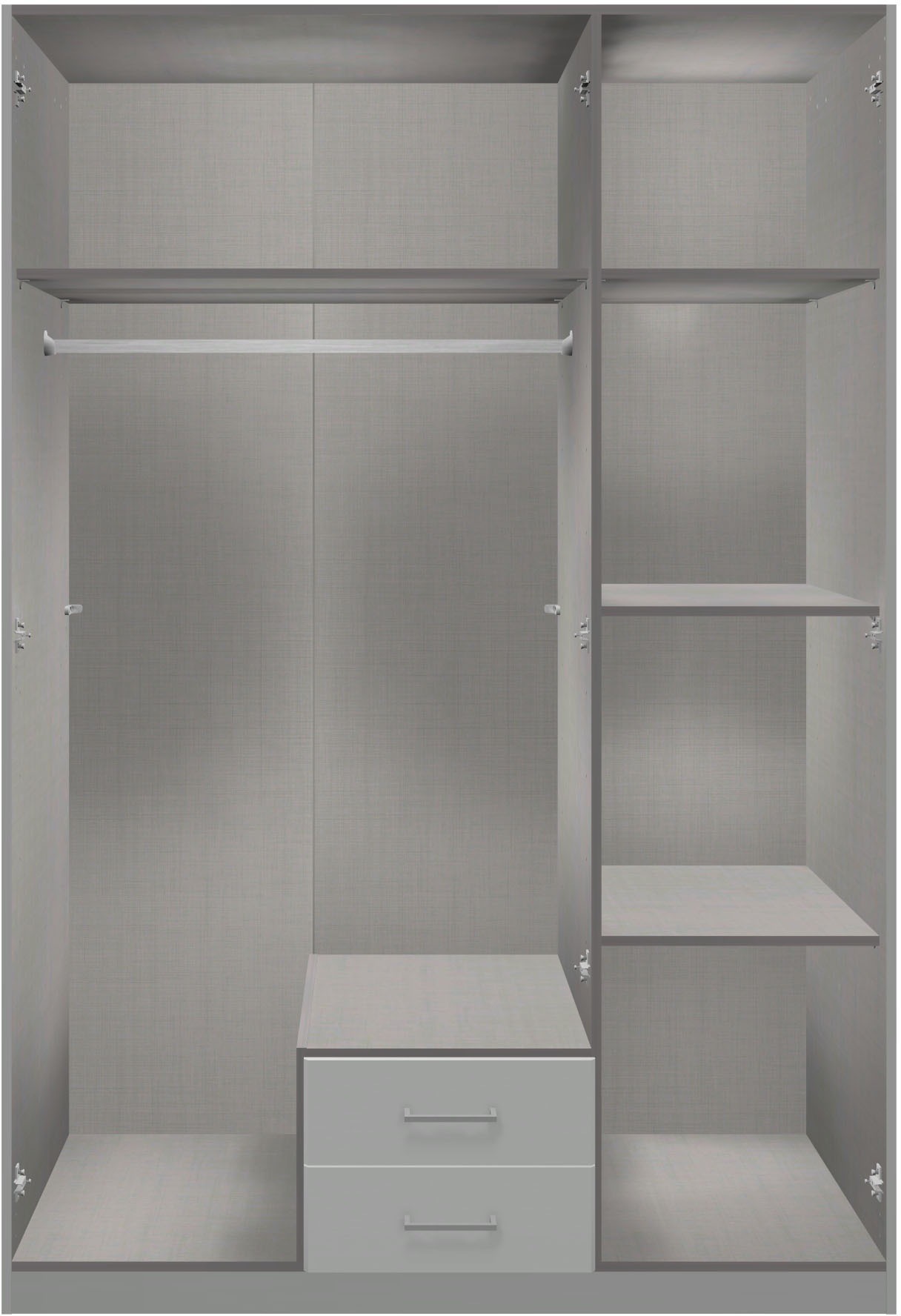 Thumbnail - Wimex Kleiderschrank "Marburg erhältlich in den Breiten 135cm & 180cm" inkl. Spiegel und zwei Schubladen