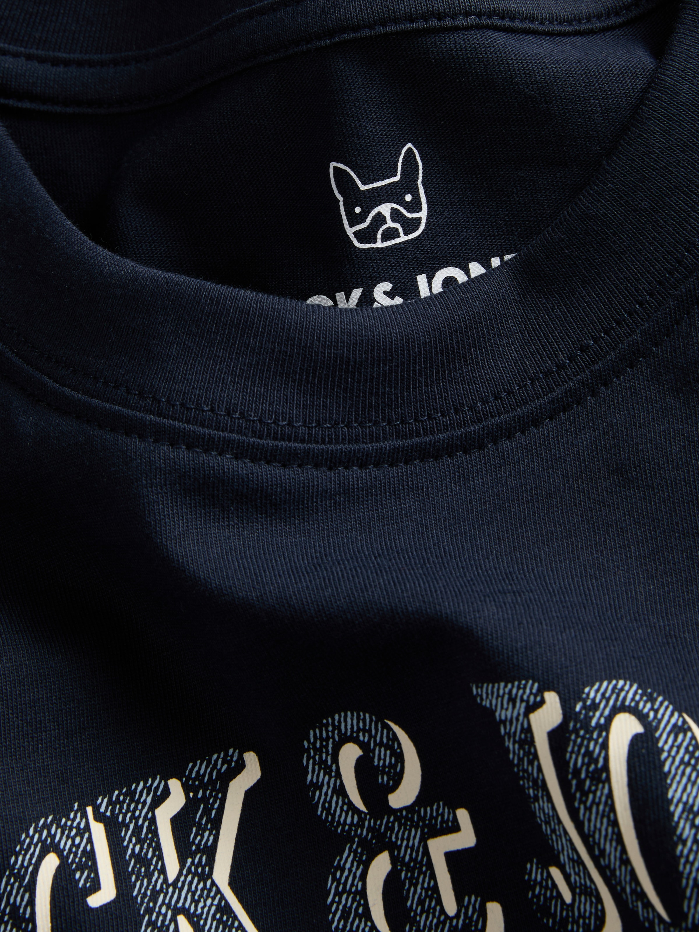 Jack & Jones Junior Langarmshirt »JJEDENVER LOGO TEE LS O-NECK SN JNR« Baumwolle, relaxed fit