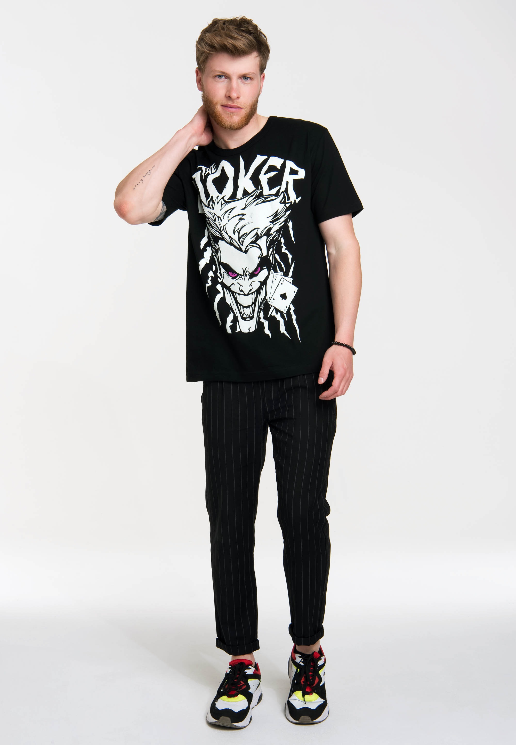 LOGOSHIRT T-Shirt »The Joker - DC Batman«, mit coolem Frontprint