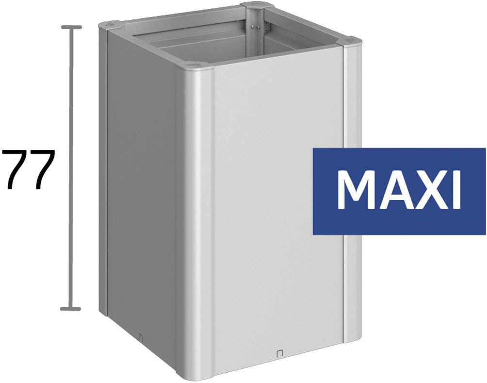 Biohort Hochbeet »BELVEDERE maxi 1x0,5; verschiedene Farben« 102x53x77 cm, extrem langlebig, aus Metall