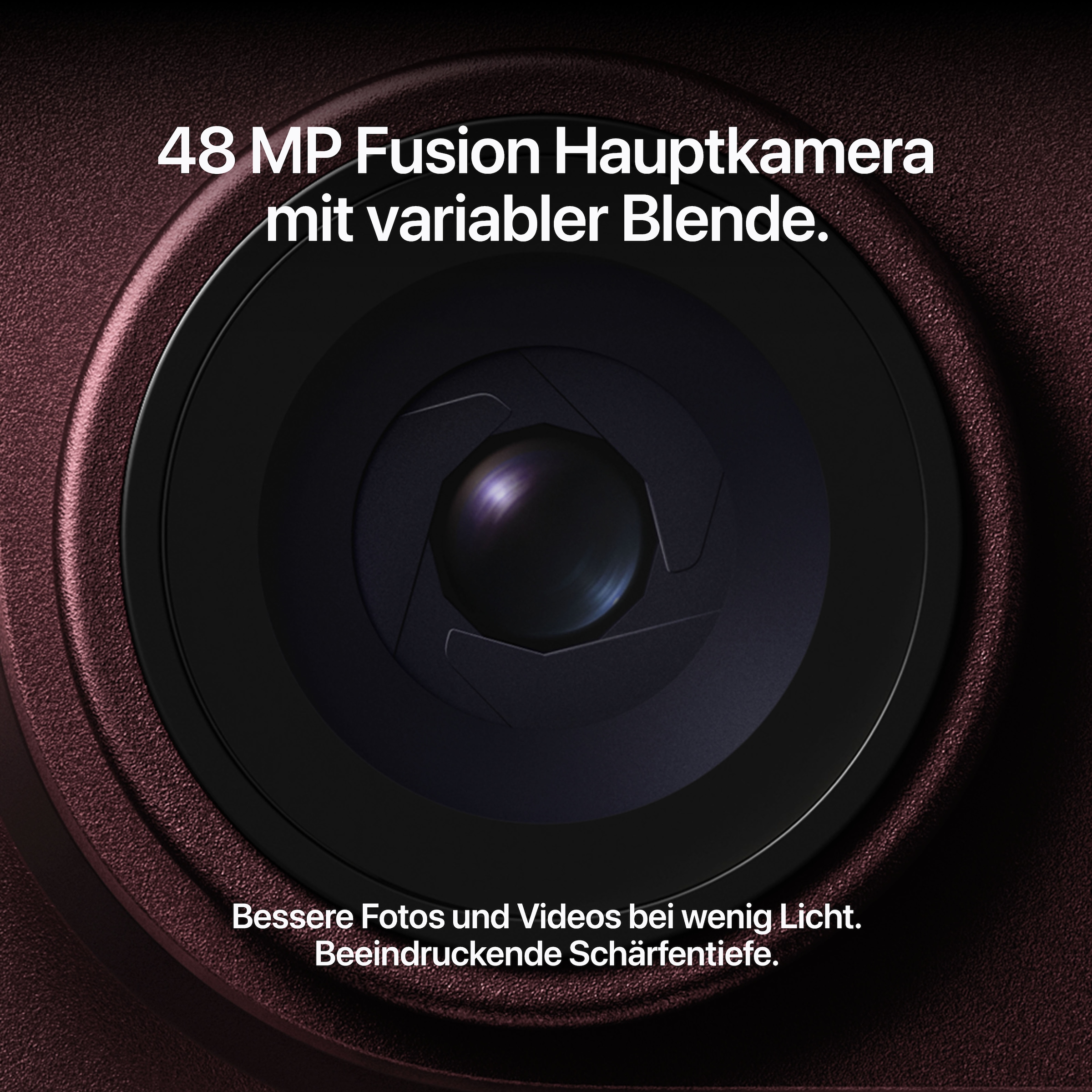 Apple Smartphone »iPhone 18 Pro« Burgunder
