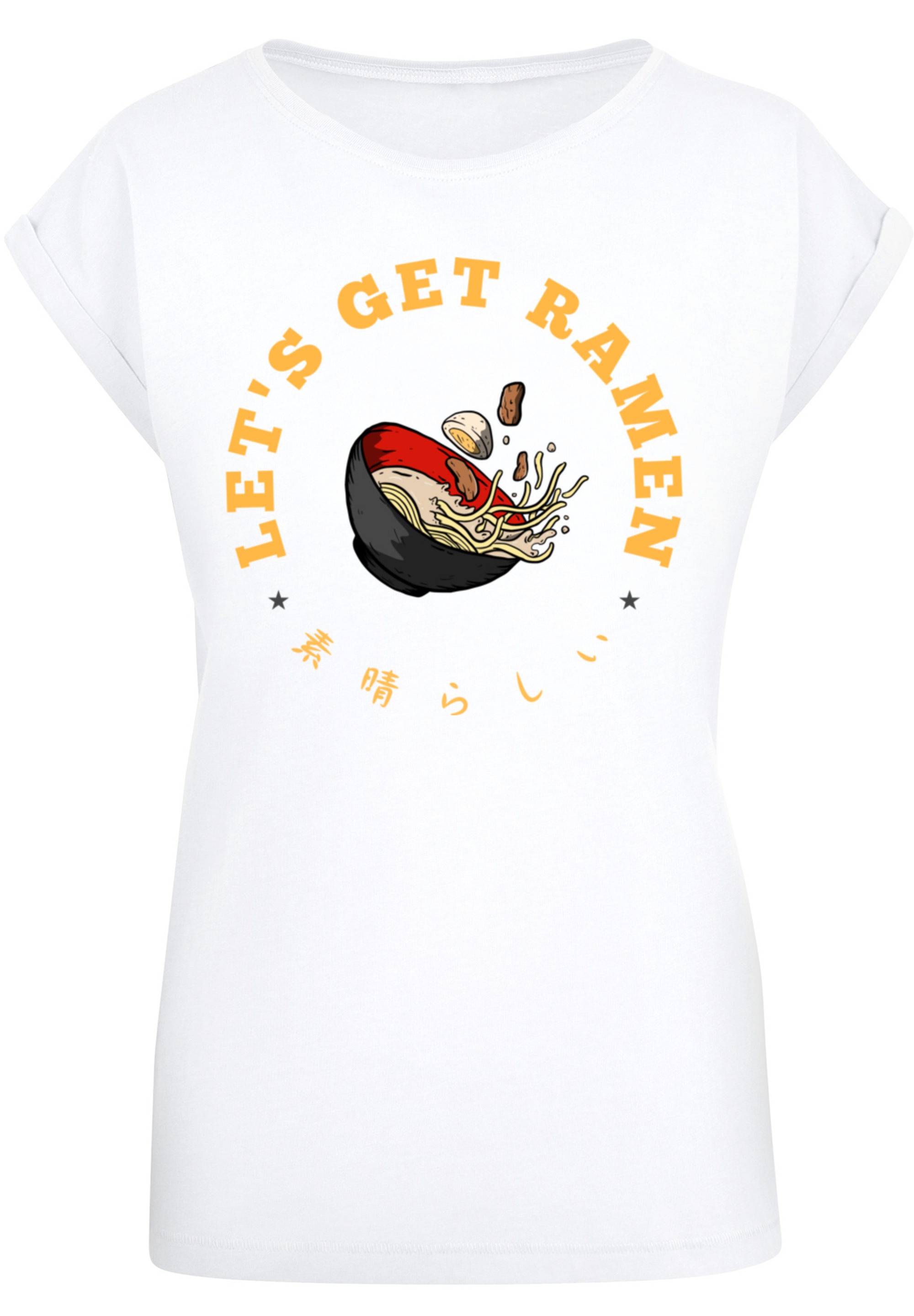 F4NT4STIC T-Shirt »Lets get Ramen« Print