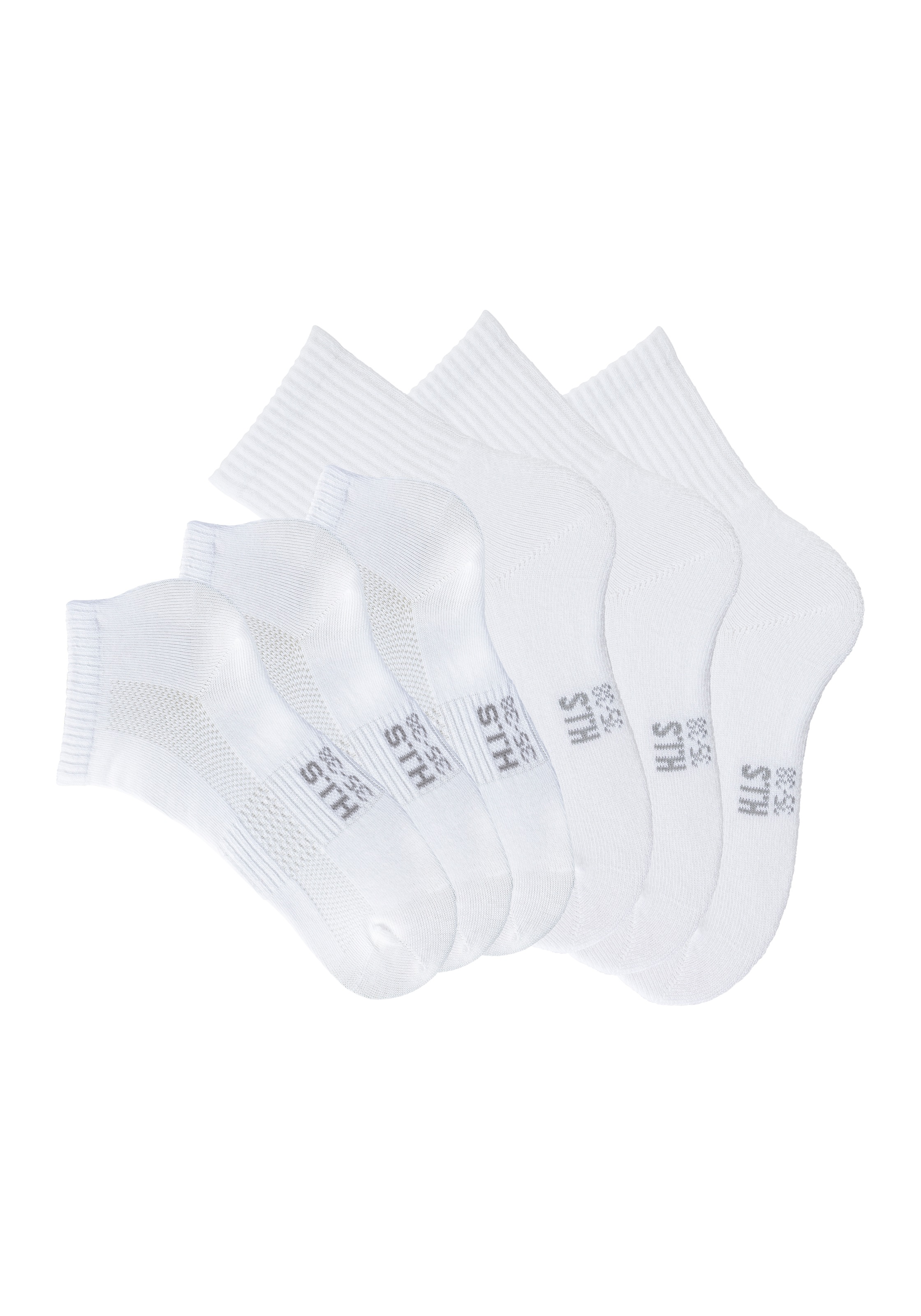 H.I.S Sportsocken Packung, 6 Paar tlg. Fitness Pack mit zwei Längen in eine günstig online kaufen