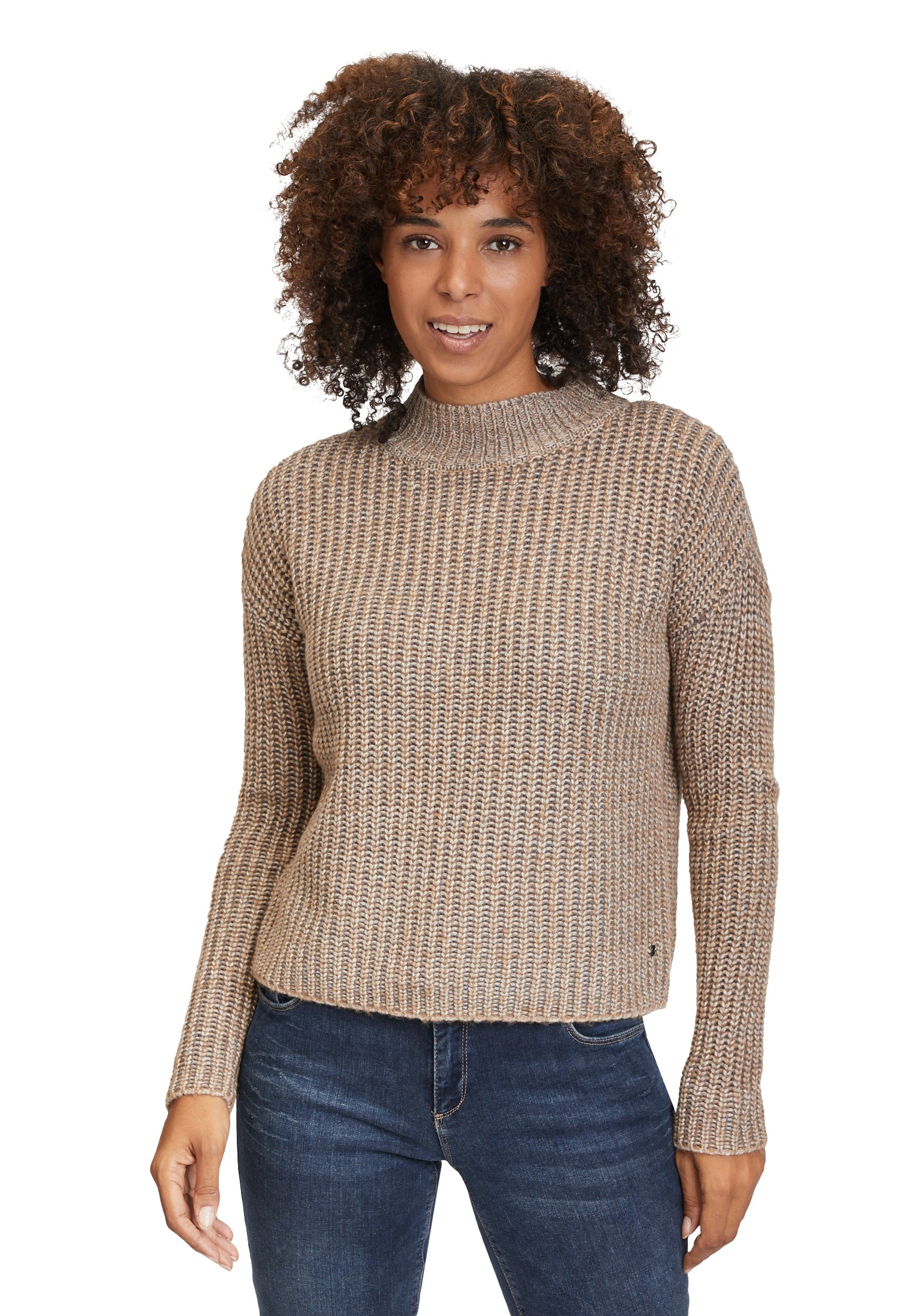 Betty&Co Strickpullover "Betty & Co Strickpullover mit Struktur", Kragen günstig online kaufen