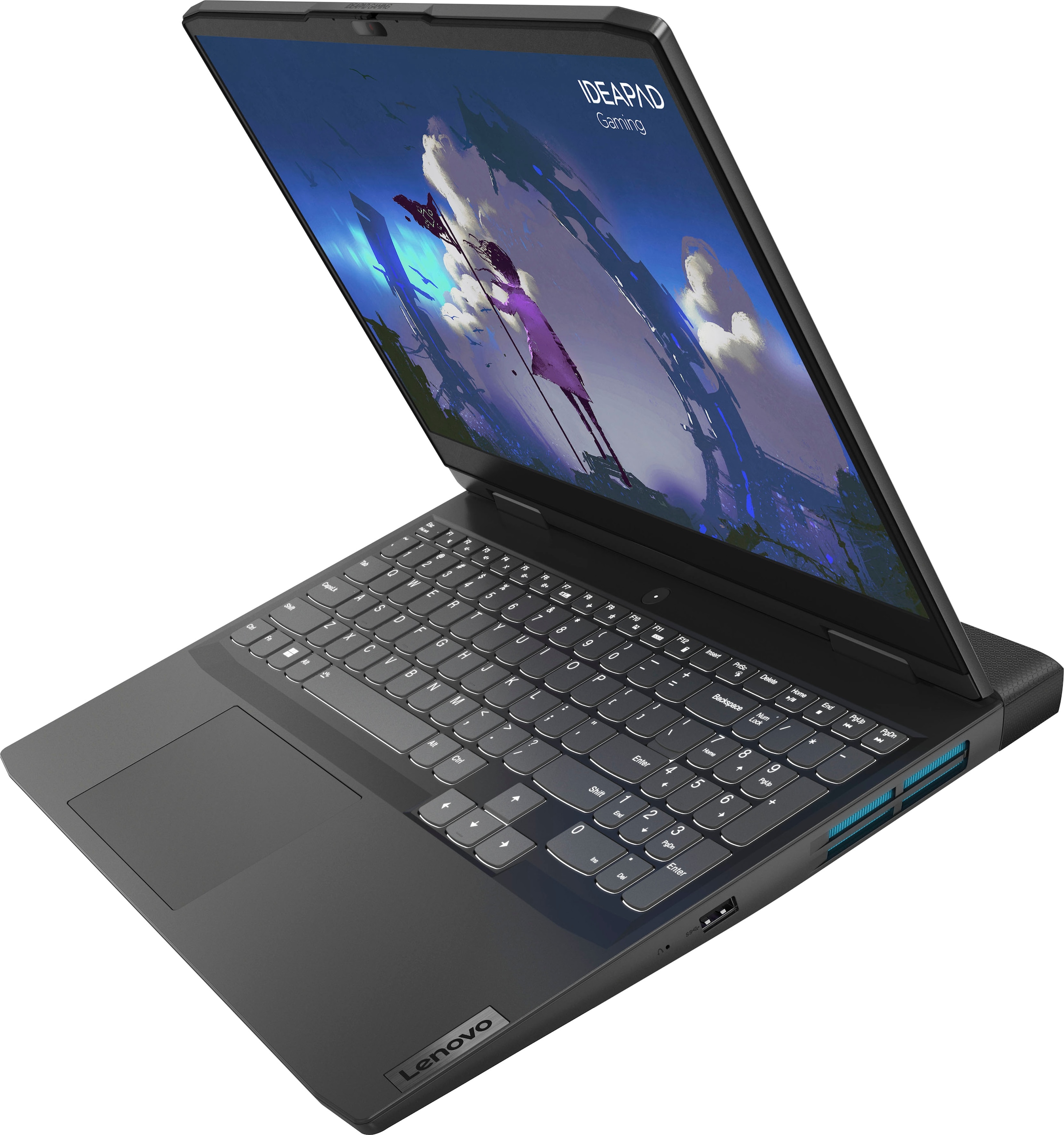 Lenovo Gaming-Notebook »IdeaPad Gaming 3, Full HD IPS Display, 16 GB RAM, Windows 11 Home,«, 39,62 cm, / 15,6 Zoll, Intel, Core i5, GeForce RTX 3050, 512 GB SSD, 3 Monate kostenlos Lenovo Premium Care, 15IAH7