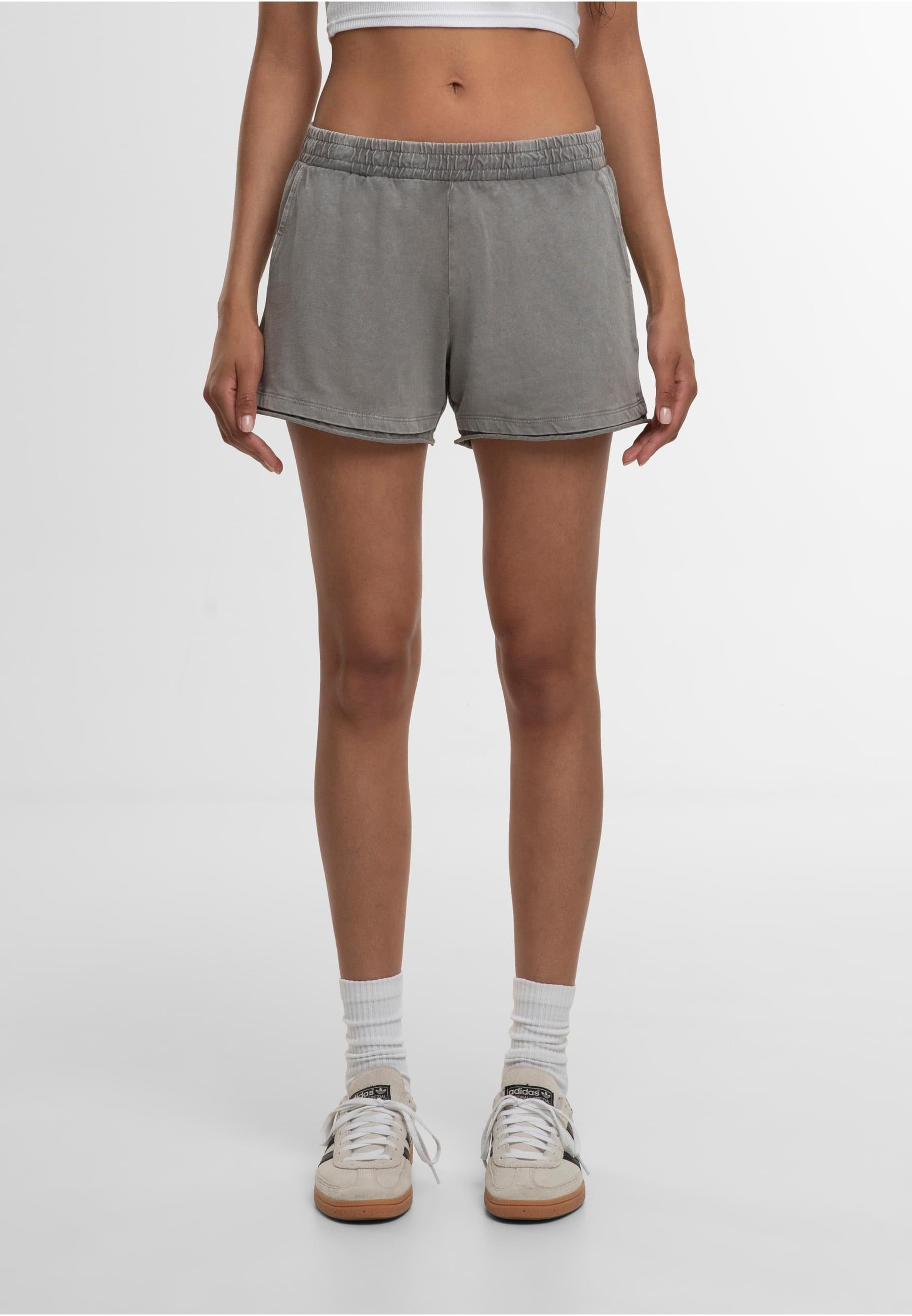 URBAN CLASSICS Sweatshorts »Urban Classics Ladies Washed Jersey Shorts«, (1 tlg.)