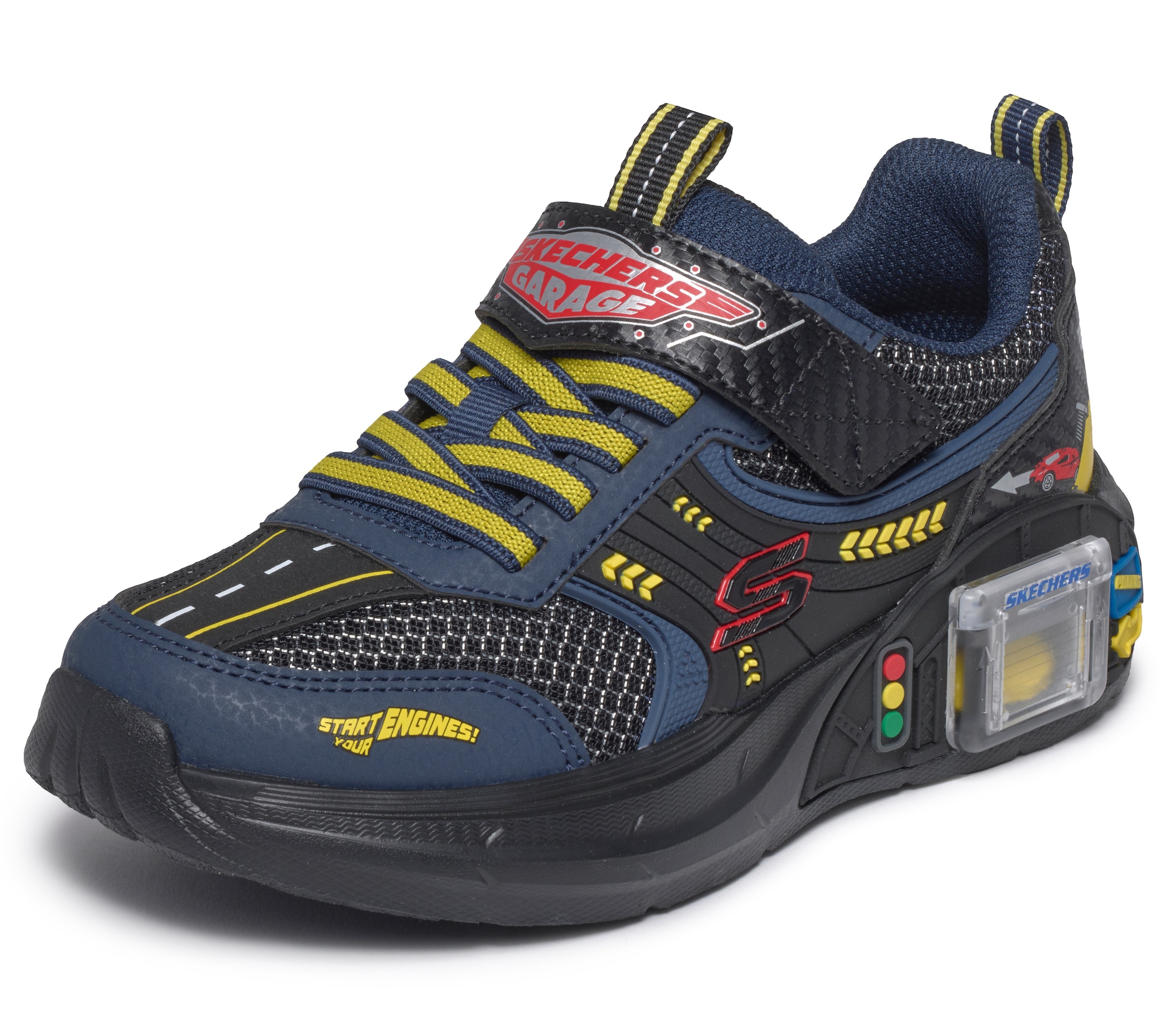 Skechers Sneaker "Compartment & Two Toy Cars" Kinderschuh Mit Integriertem Toy Car, Größenschablone Zum Download