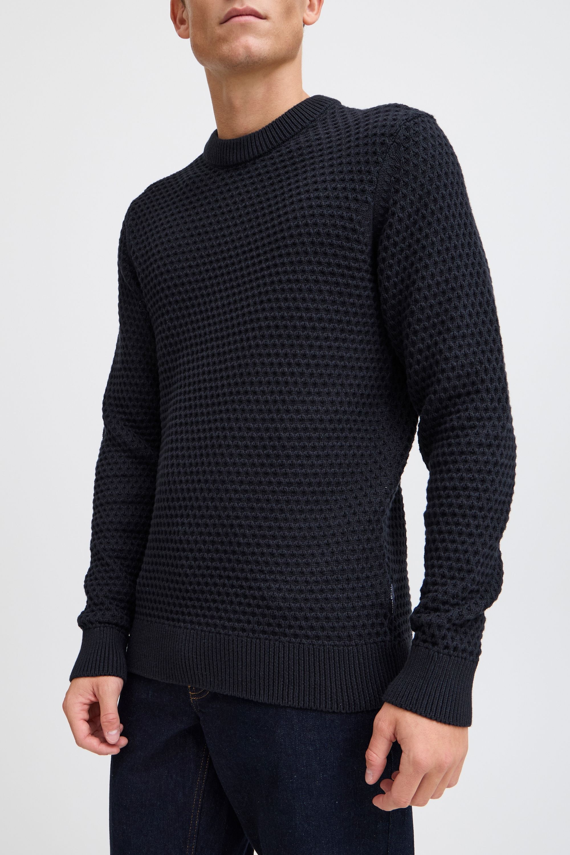 Casual Friday Strickfleece-Pullover »Strickpullover CFKARL structured crew neck knit«