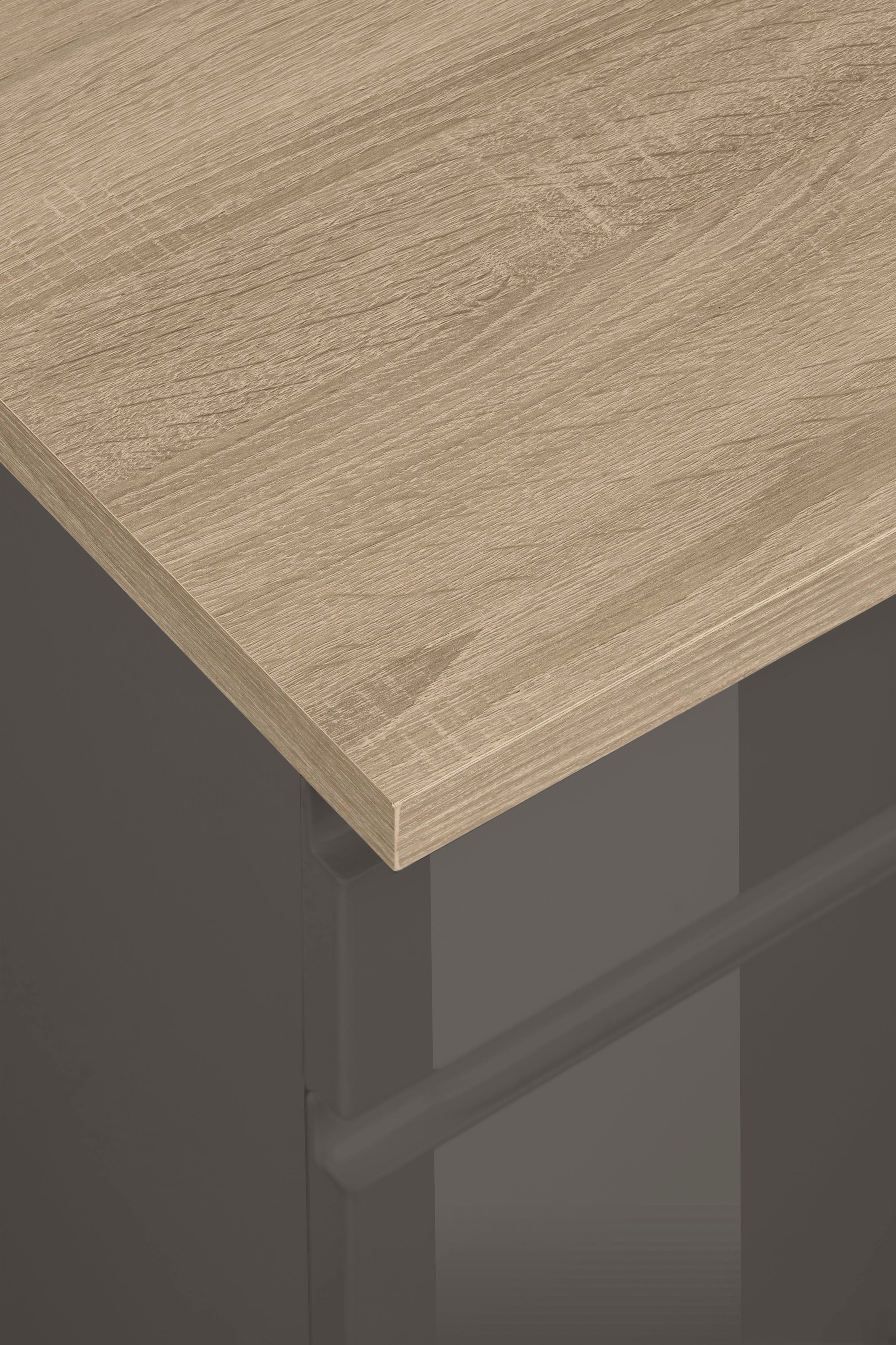 HELD MÖBEL Küchenzeile »Virginia«, Breite 350 cm, mit Glaskeramik-oder Induktionskochfeld