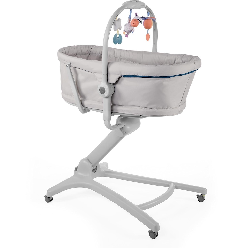 Chicco Kombihochstuhl »Baby Hug 4 in 1, Glacial«, Stubenwagen, Liegesessel, Hochstuhl und erster Stuhl in Einem!