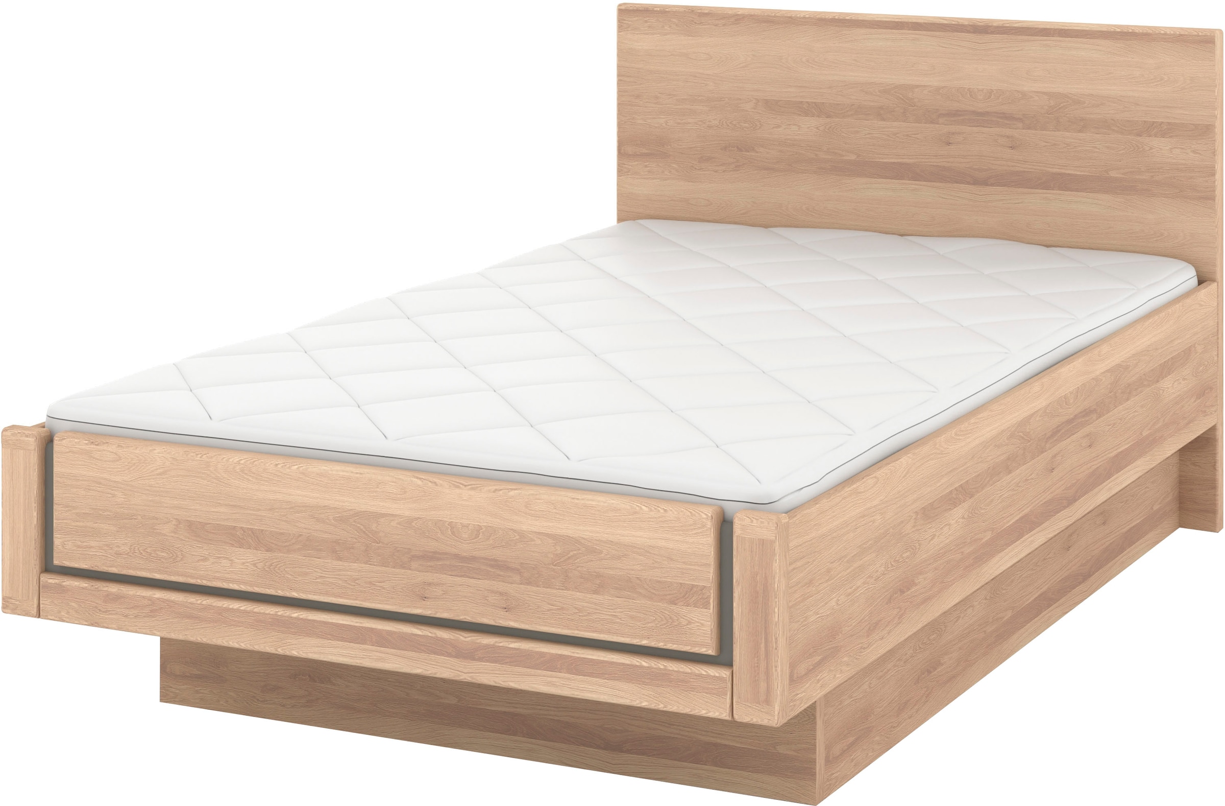 Musterring Holzbett "Sorrent, Bettgestell, Bettrahmen, teilmassiv Eiche", ( günstig online kaufen