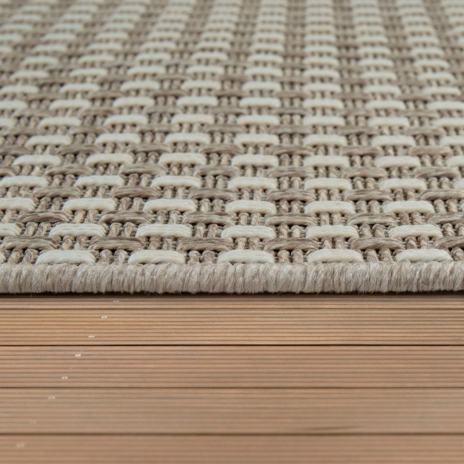 Paco Home Teppich »Waregem rechteckig, geeignet, und bestellen 622«, | Outdoor In- Flachgewebe, Sisal-Optik, Wohnzimmer BAUR