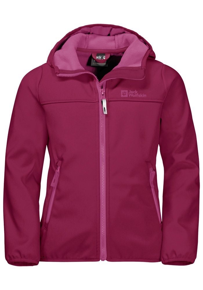 Jack Wolfskin Softshelljacke »FOURWINDS JACKET KIDS«, mit Kapuze | BAUR