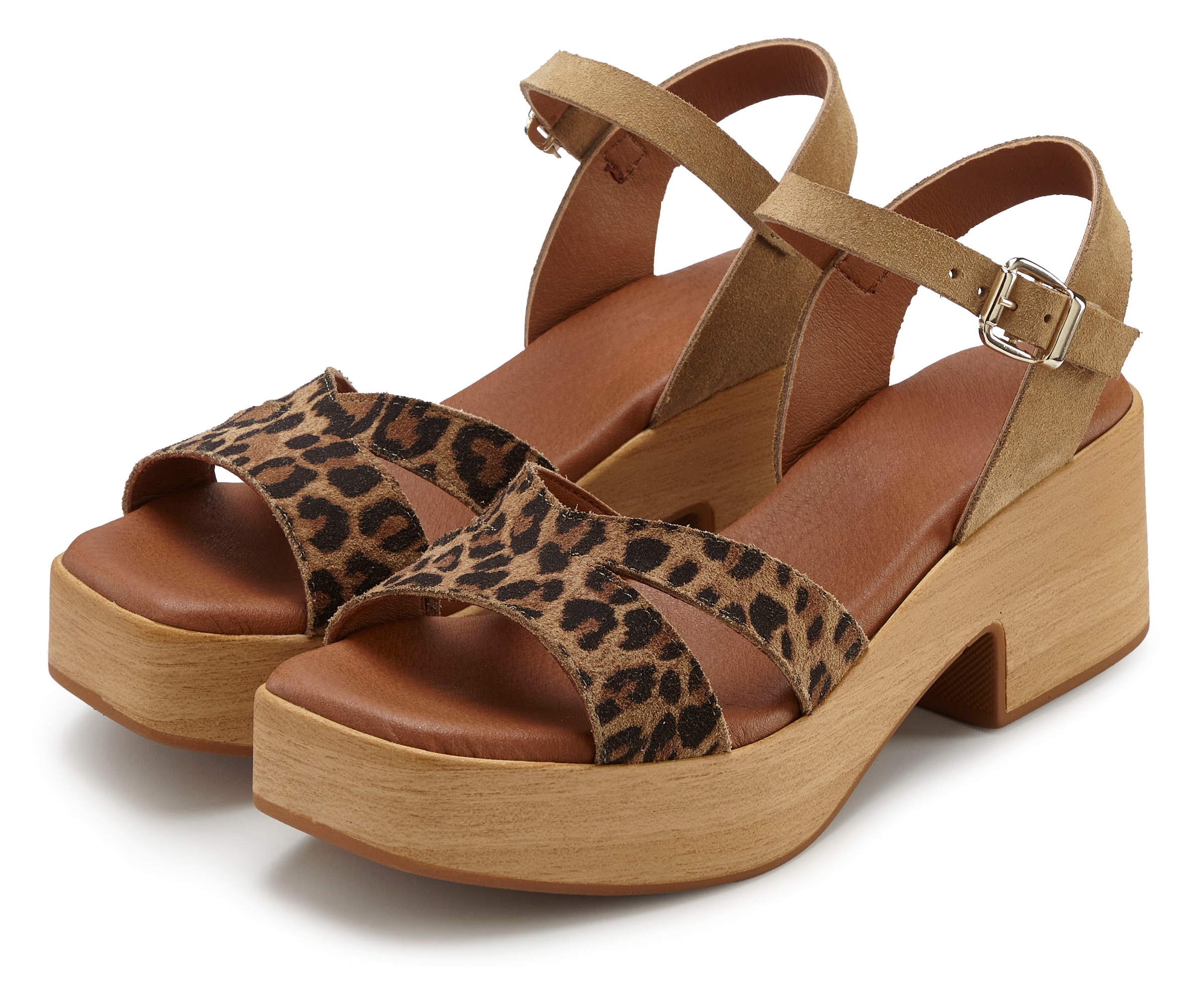 French Connection Sandalette, Sandale, Sommerschuh, offener Schuh aus Leder günstig online kaufen