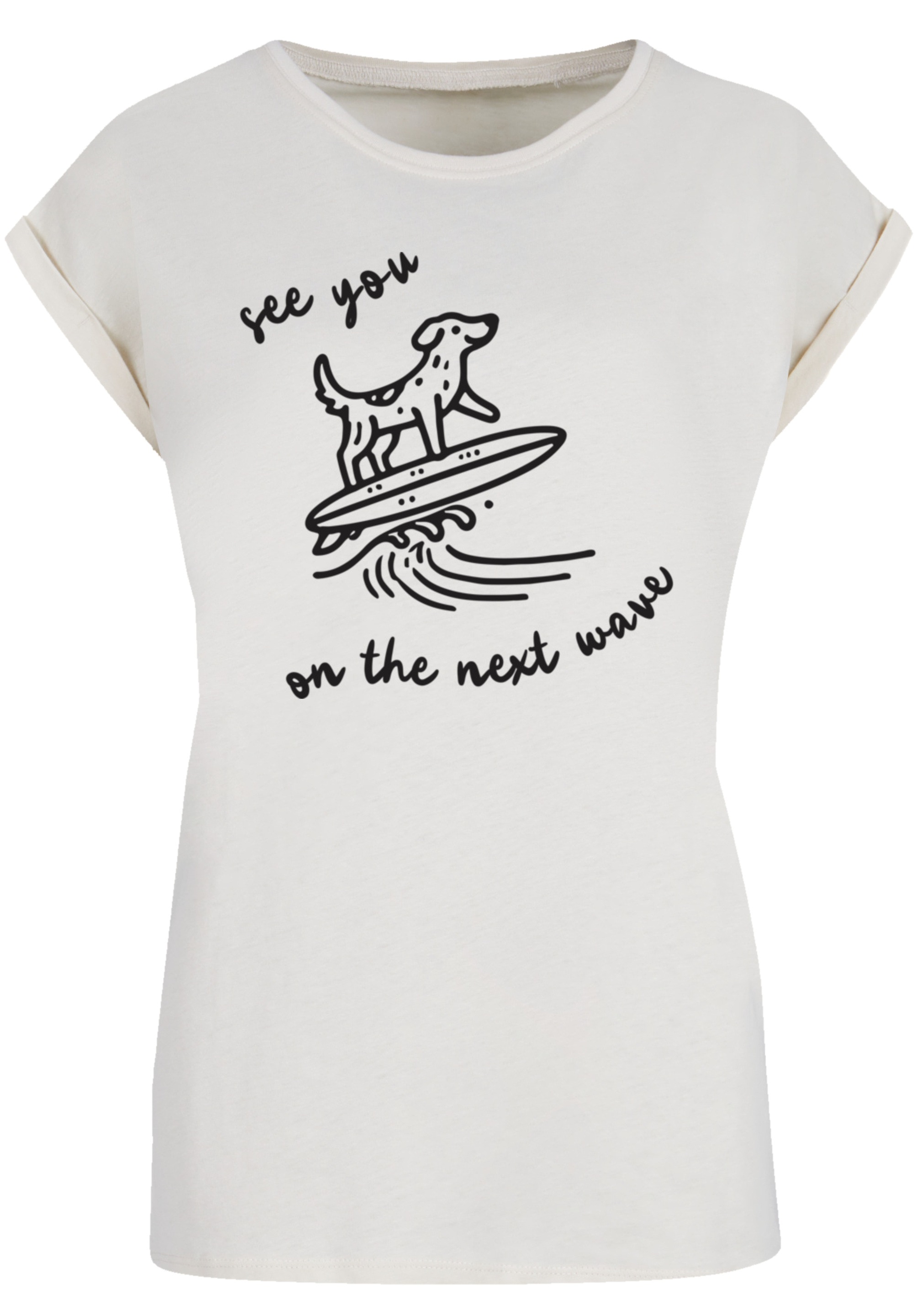 F4NT4STIC T-Shirt »See You On The Next Wave«, Premium Qualität