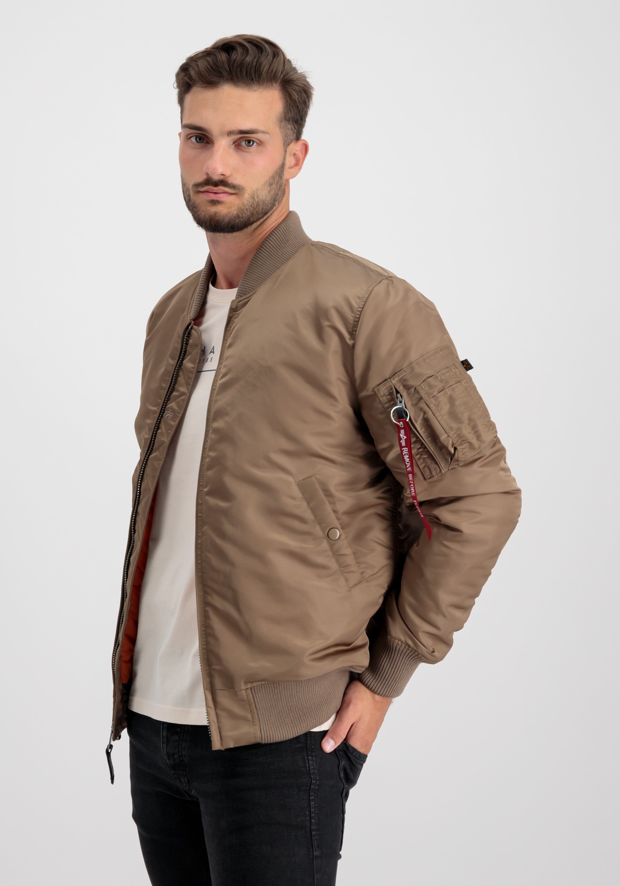 Alpha Industries Bomberjacke »ALPHA INDUSTRIES Men - Bomber Jackets MA-1 VF 59 Long«