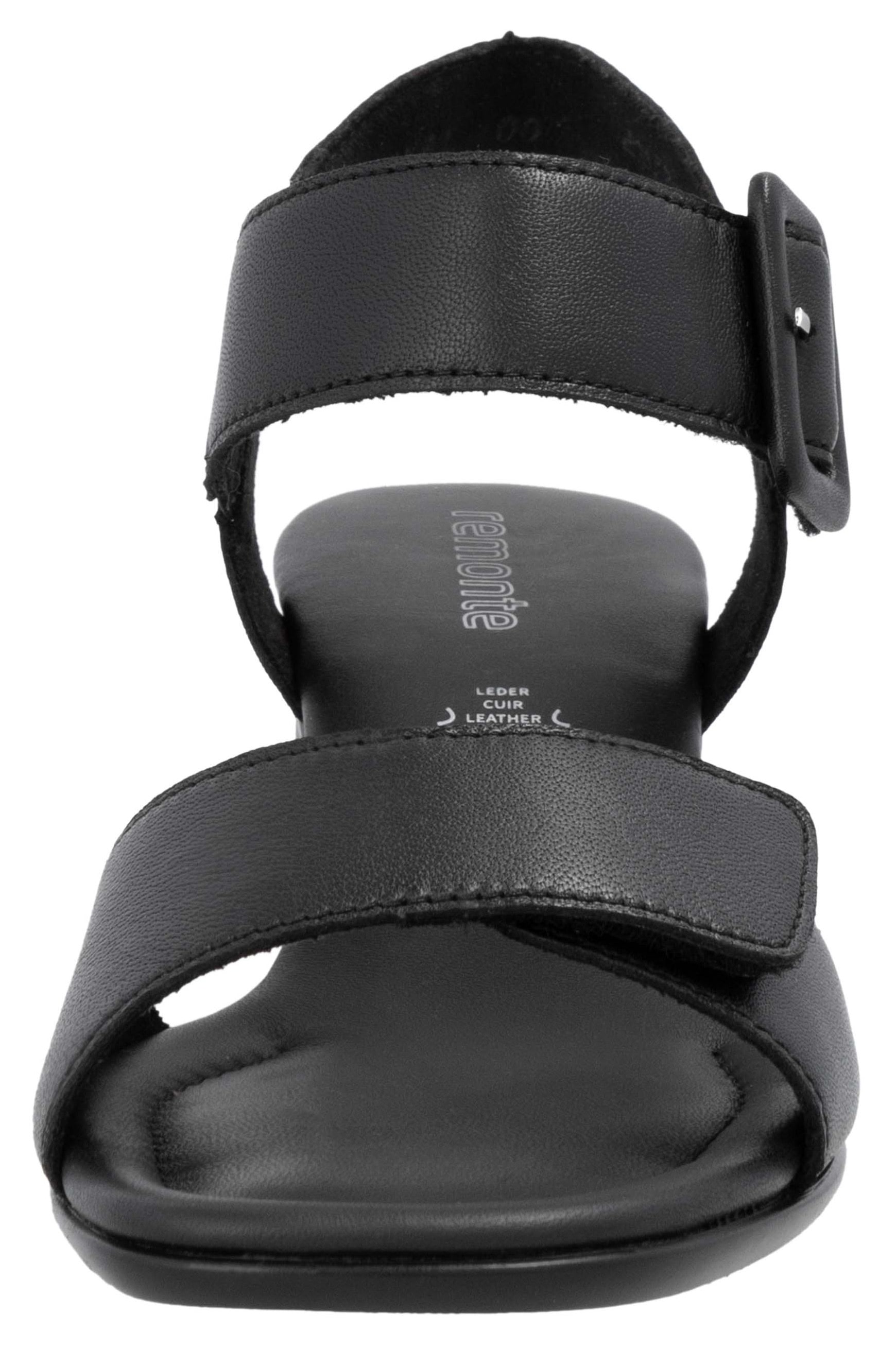 Remonte Sandalette »ELLE-Collection«, Blockabsatz, Sommerschuh, Sandale, Abendschuh mit Klettverschluss