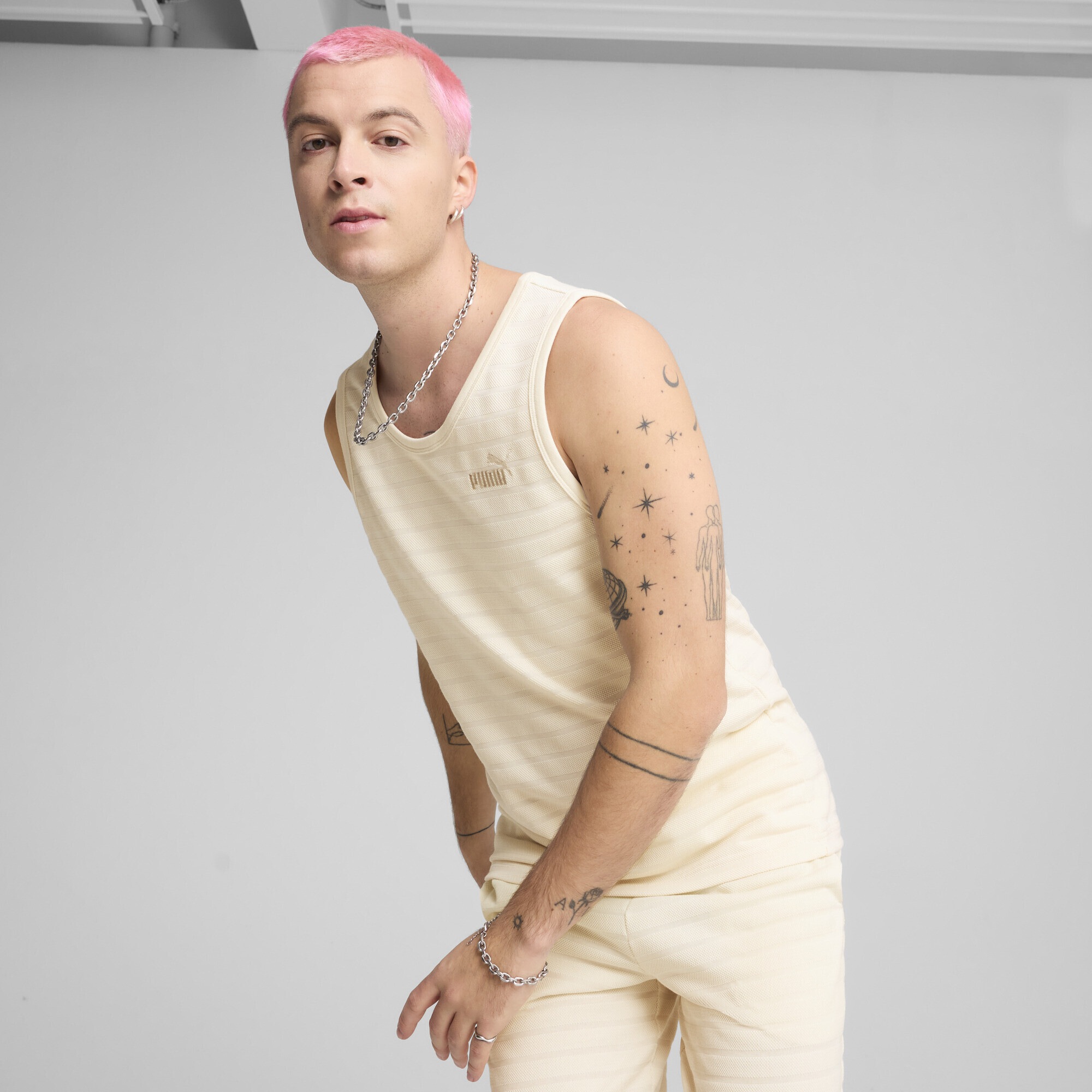 PUMA Tanktop »Essentials Elevated Strukturiertes Tanktop Herren«