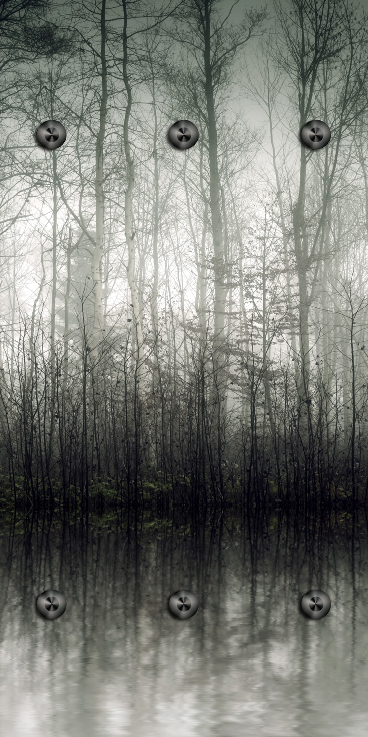 queence Wandgarderobe "Nebeliger Wald" 1 Stk. tlg. Wandpaneel aus Acrylglas günstig online kaufen