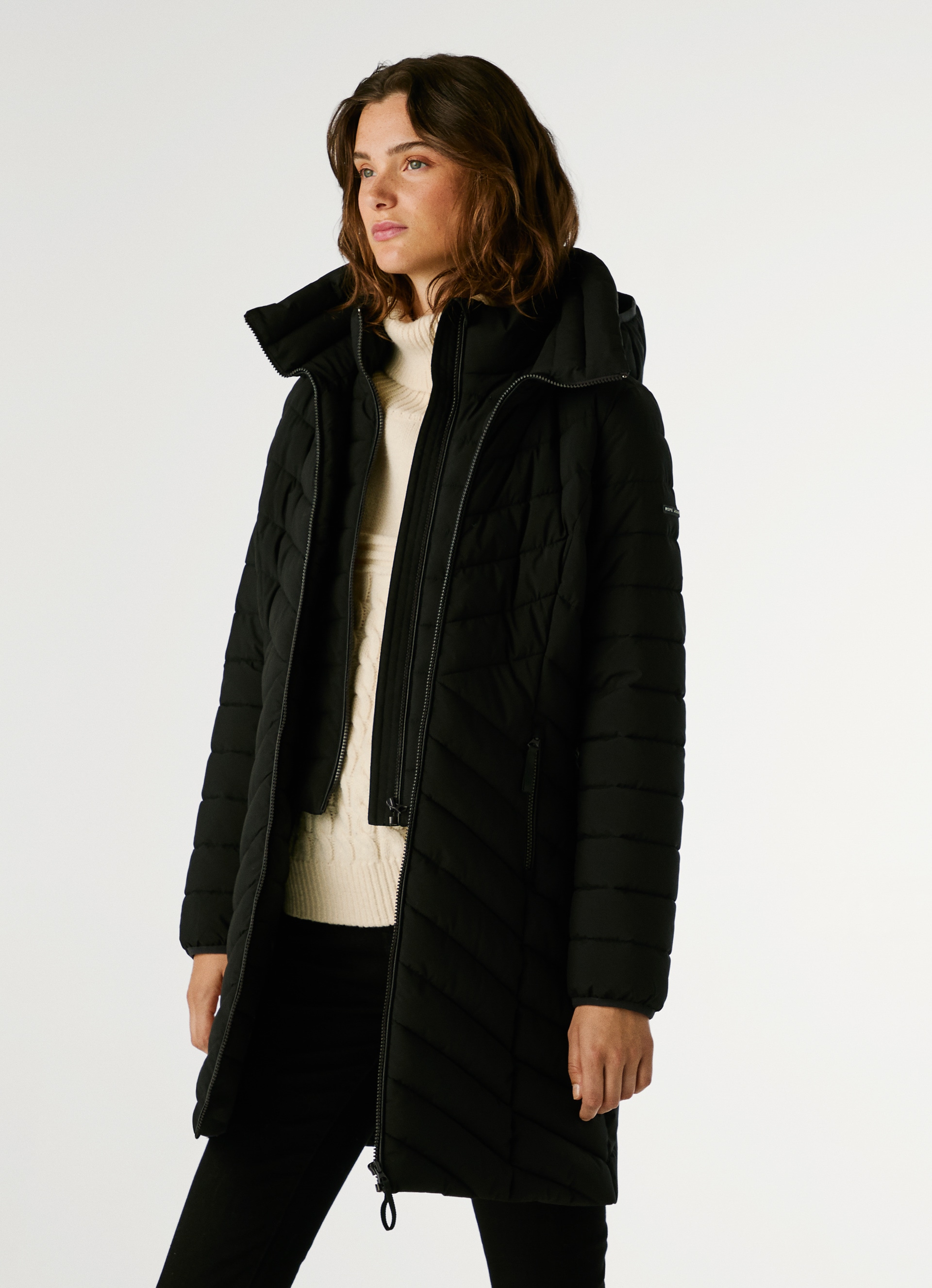 Thumbnail - Pepe Jeans Steppmantel "SANN LONG" wasserabweisend, mit Innenverschluss