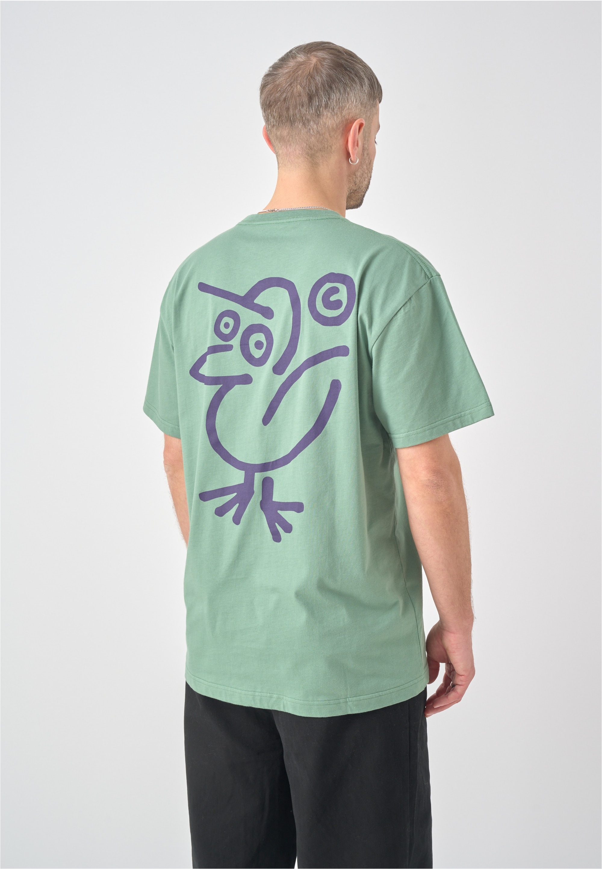 Cleptomanicx T-Shirt »Sketch Gull«, mit lockerem Schnitt
