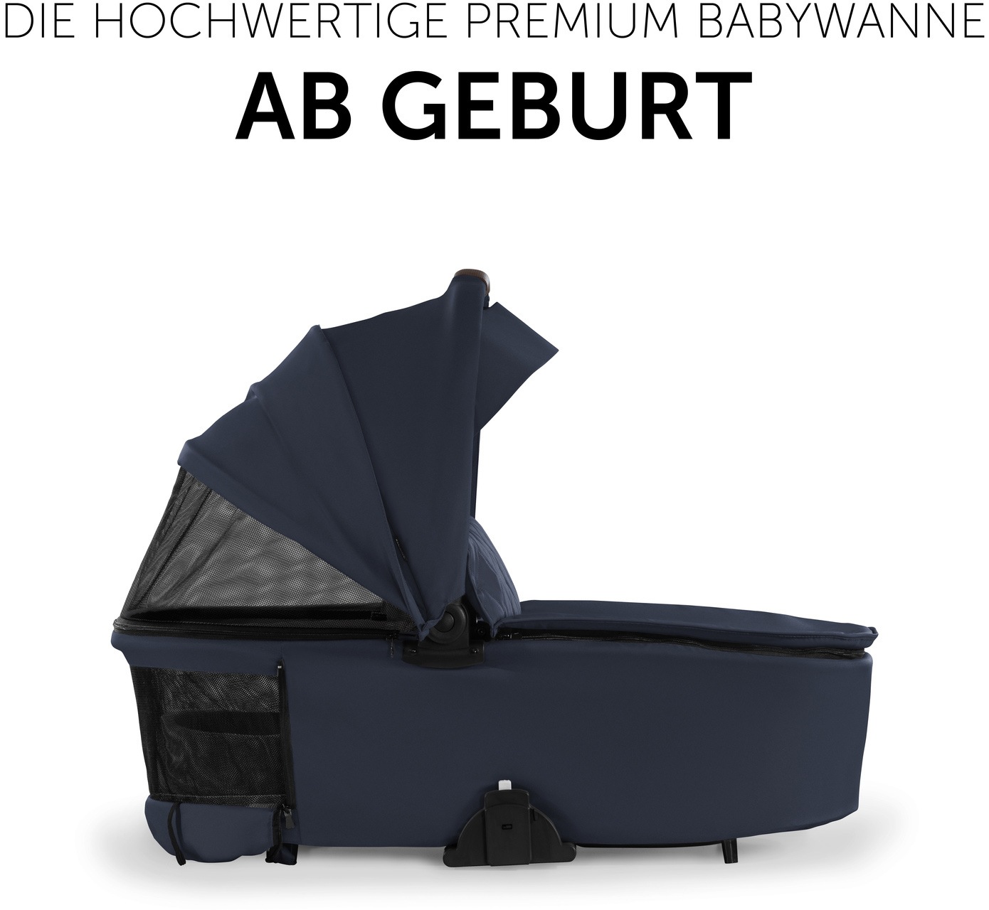 Hauck Babywanne »Walk N Care Carrycot, dark navy blue«, für den Walk N Care Kinderwagen