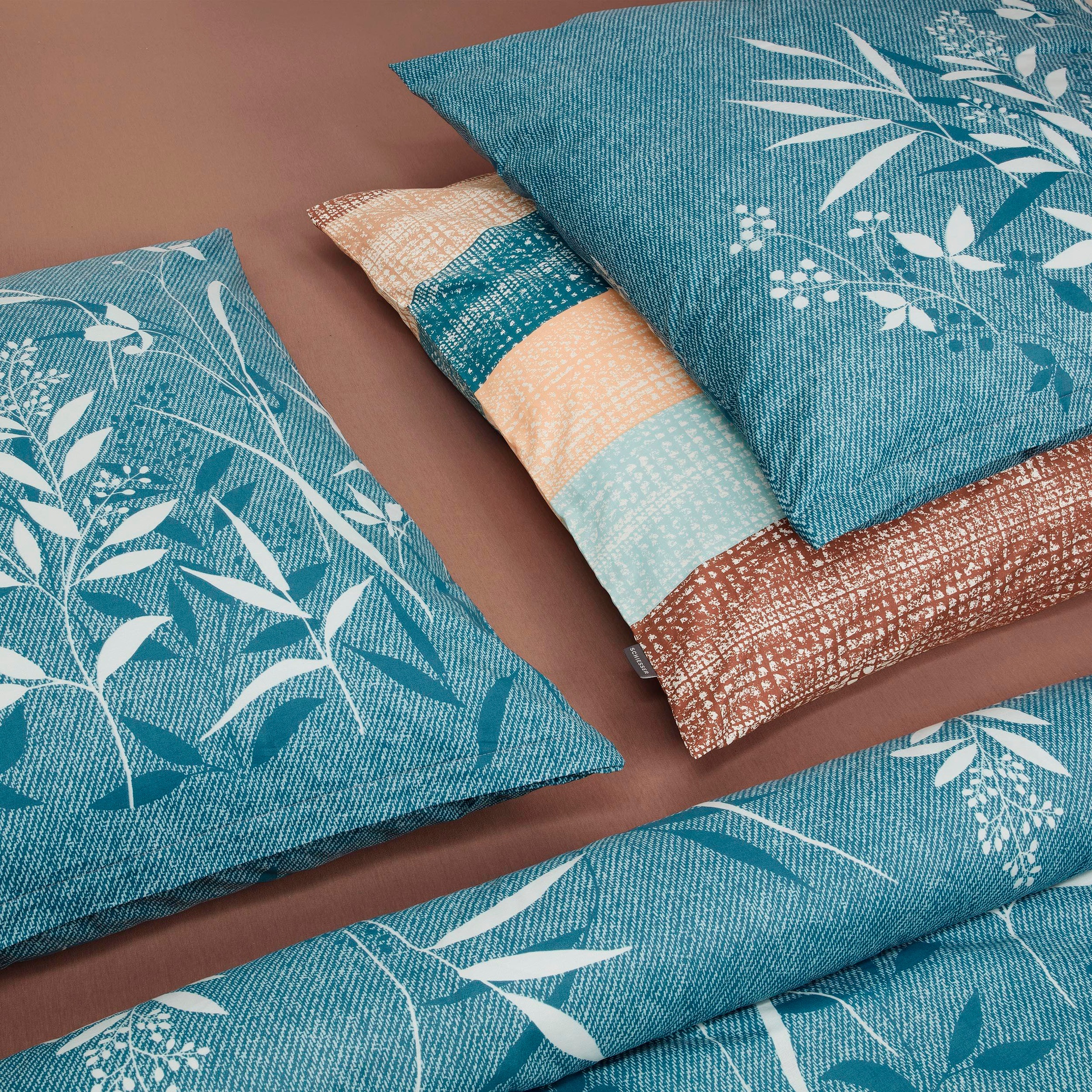 Schiesser Bettwäsche »Emilia aus weicher Baumwolle und texturierten Streifen«, MADE IN GREEN by OEKO-TEX®