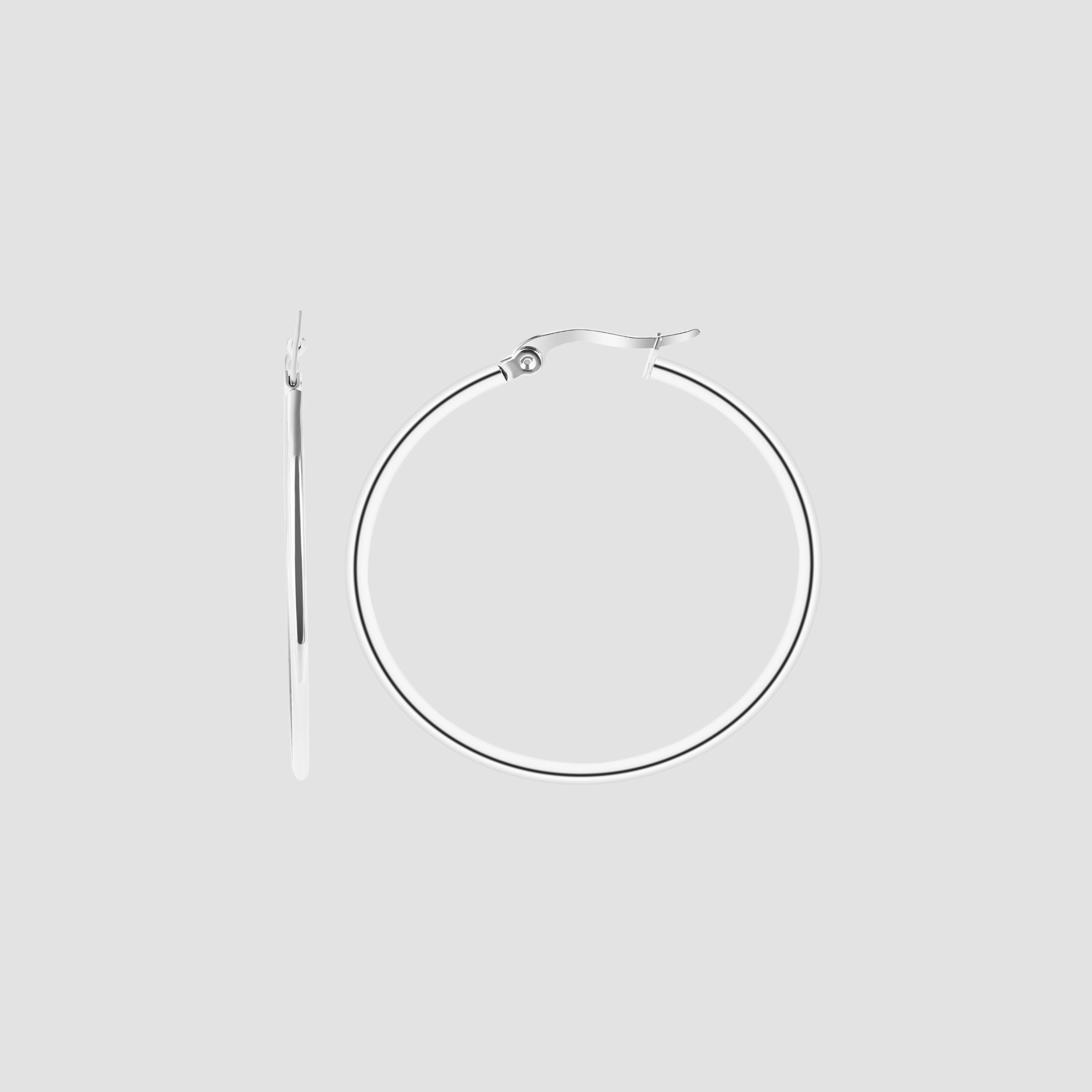 Adelia´s Paar Creolen »Damen Ohrringe – Creole aus Edelstahl« Perfekt zum Verschenken an besondere Menschen