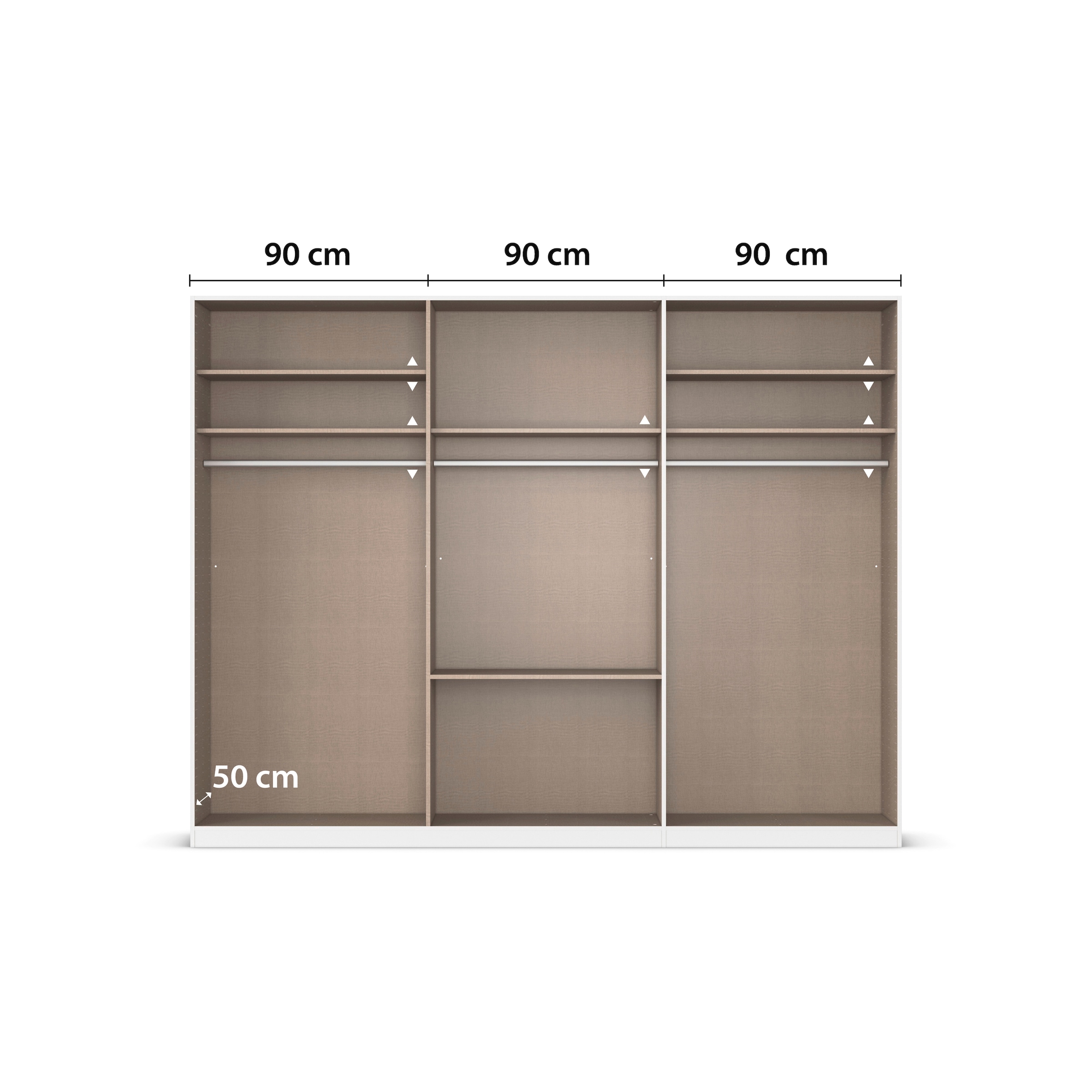 rauch Drehtürenschrank »Kleiderschrank Kleiderschränke Schrank Garderobe AGORDO mit Glasfront«, mit Außenschubkästen, in 6 Breiten und 2 Höhen MADE IN GERMANY