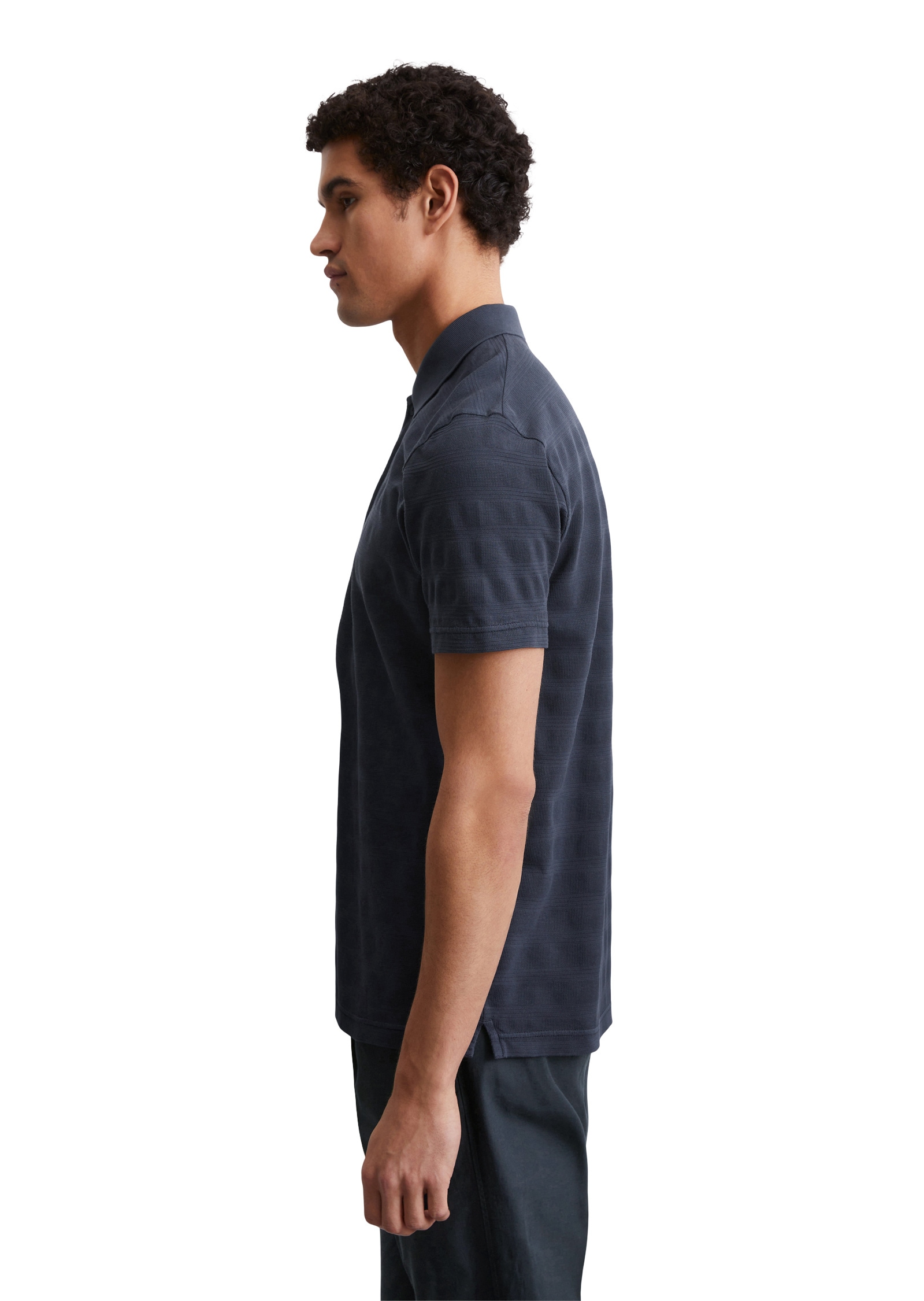 Marc O'Polo Poloshirt »mit Streifenstruktur«