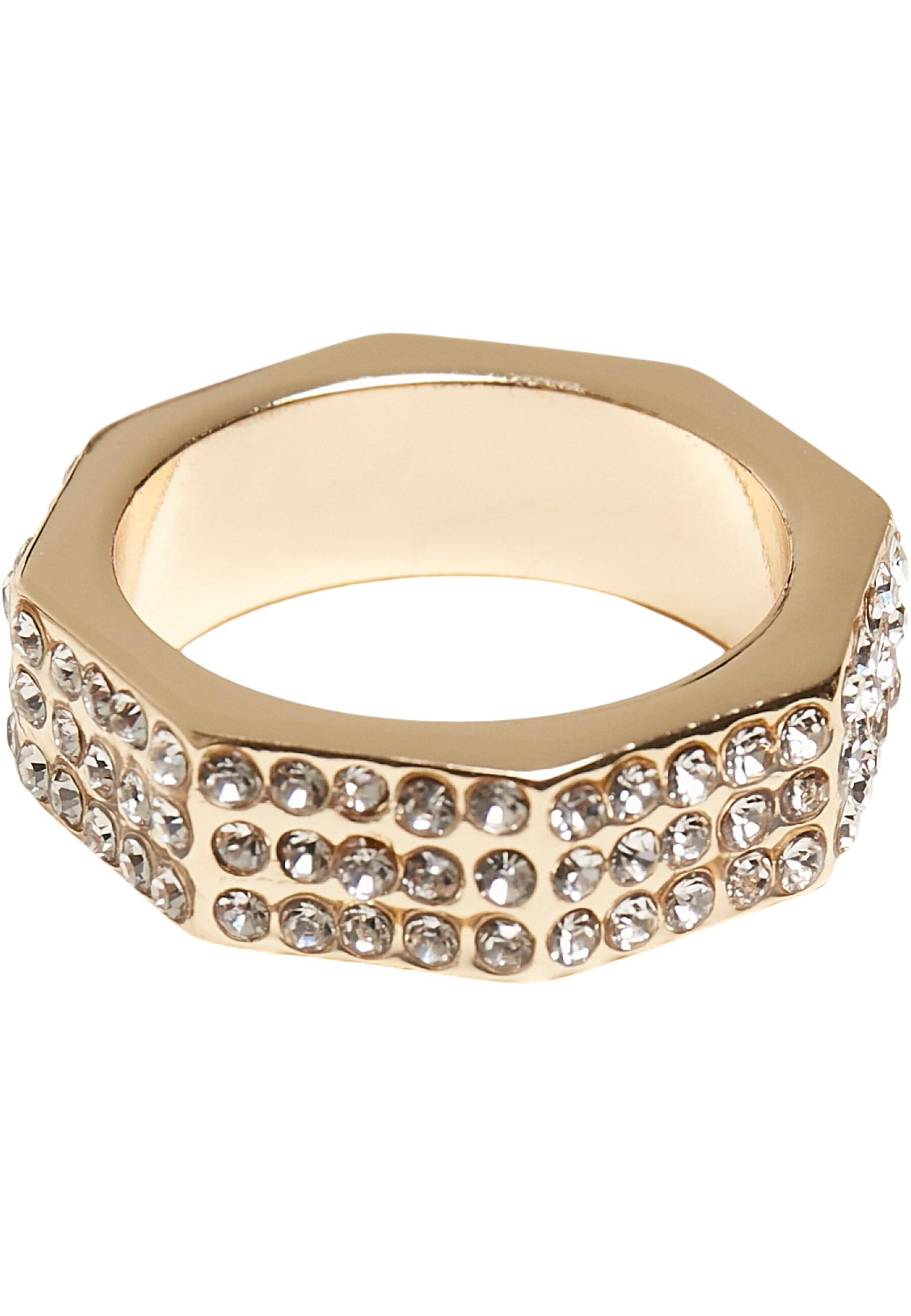 URBAN CLASSICS Ring-Set »Urban Classics Unisex Dollar Ring 3-Pack«