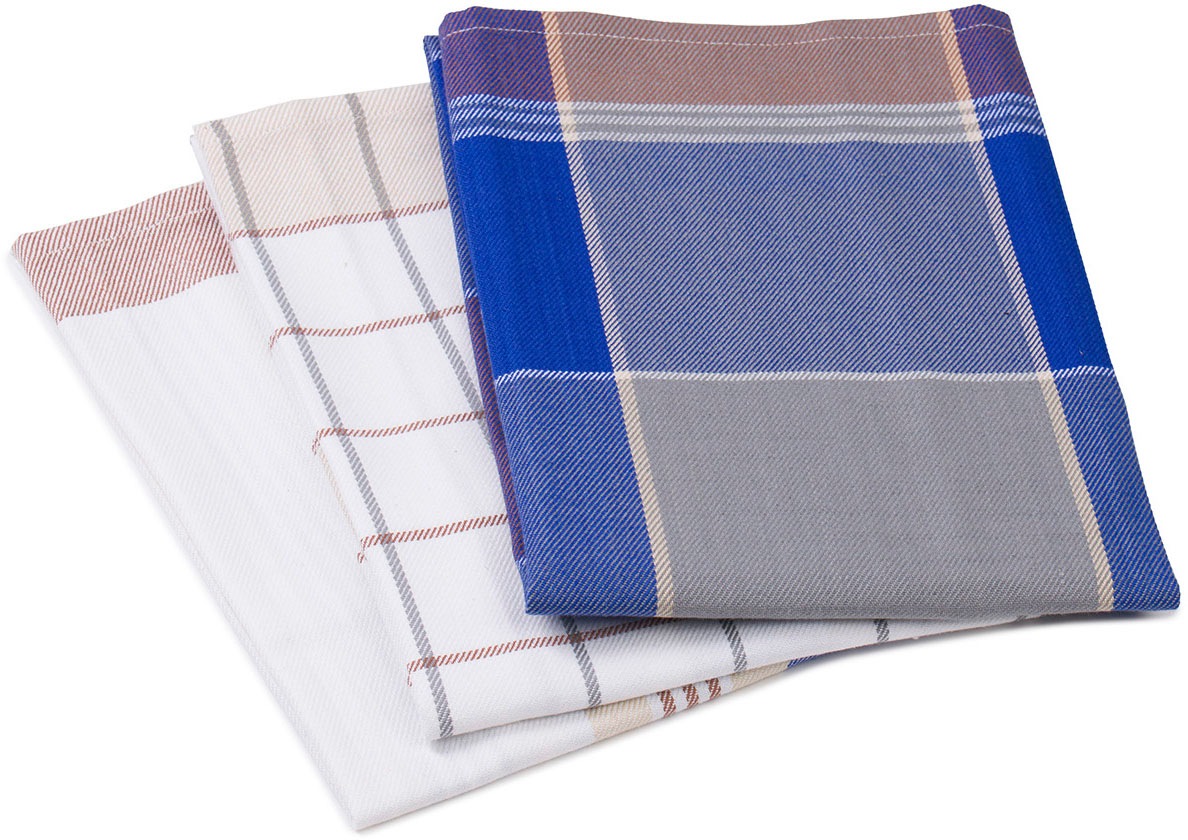 Thumbnail - Gözze Geschirrtuch "Geschirrtücher, Des. 60058" Maß: 50 x 70 cm, Set: 2x kariert und 1x gestreift