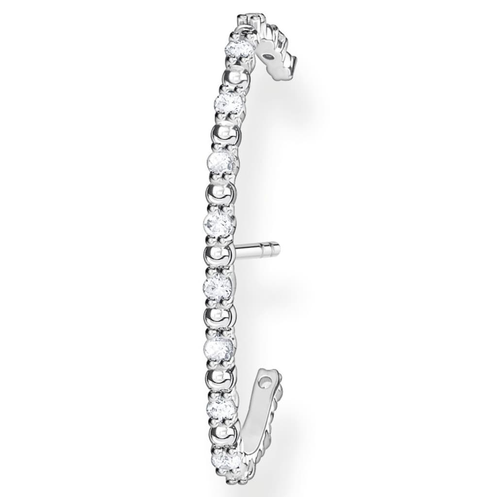 THOMAS SABO Single-Ohrstecker »weiße Steine silber, H2155-051-14«