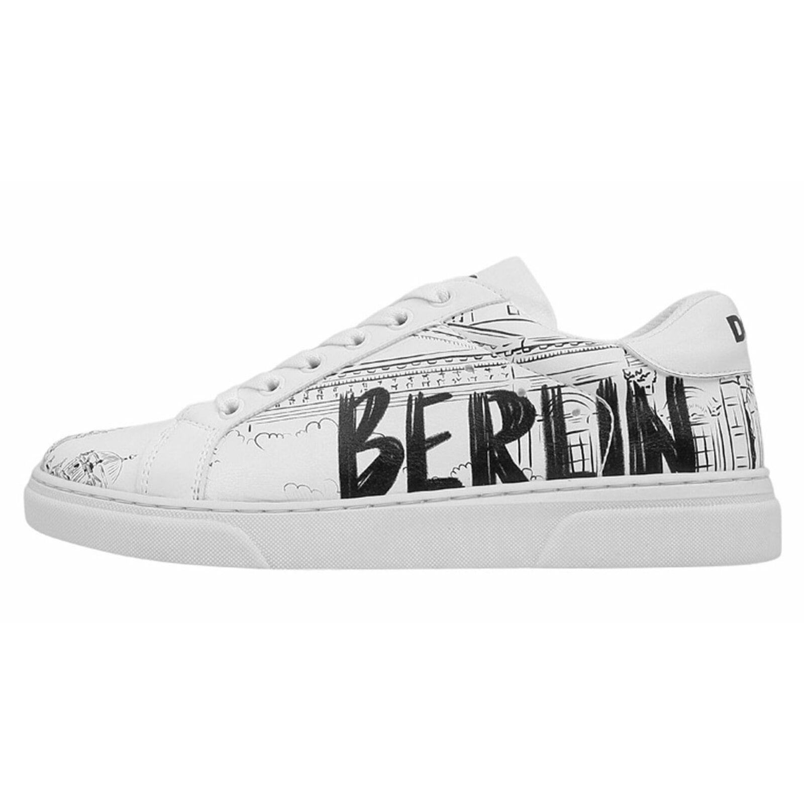 DOGO 1100000002199 "Ace Low-Top Sneaker Berlin Damen Sneaker" Handgefertigt