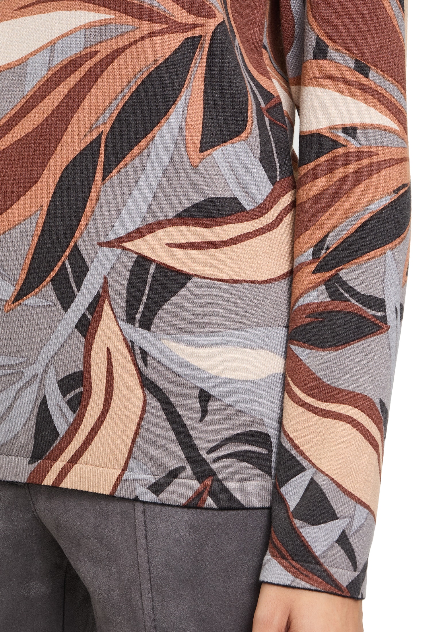Betty Barclay Strickpullover »Betty Barclay Damen Feinstrickpullover mit Aufdruck«, (1 tlg.), Material