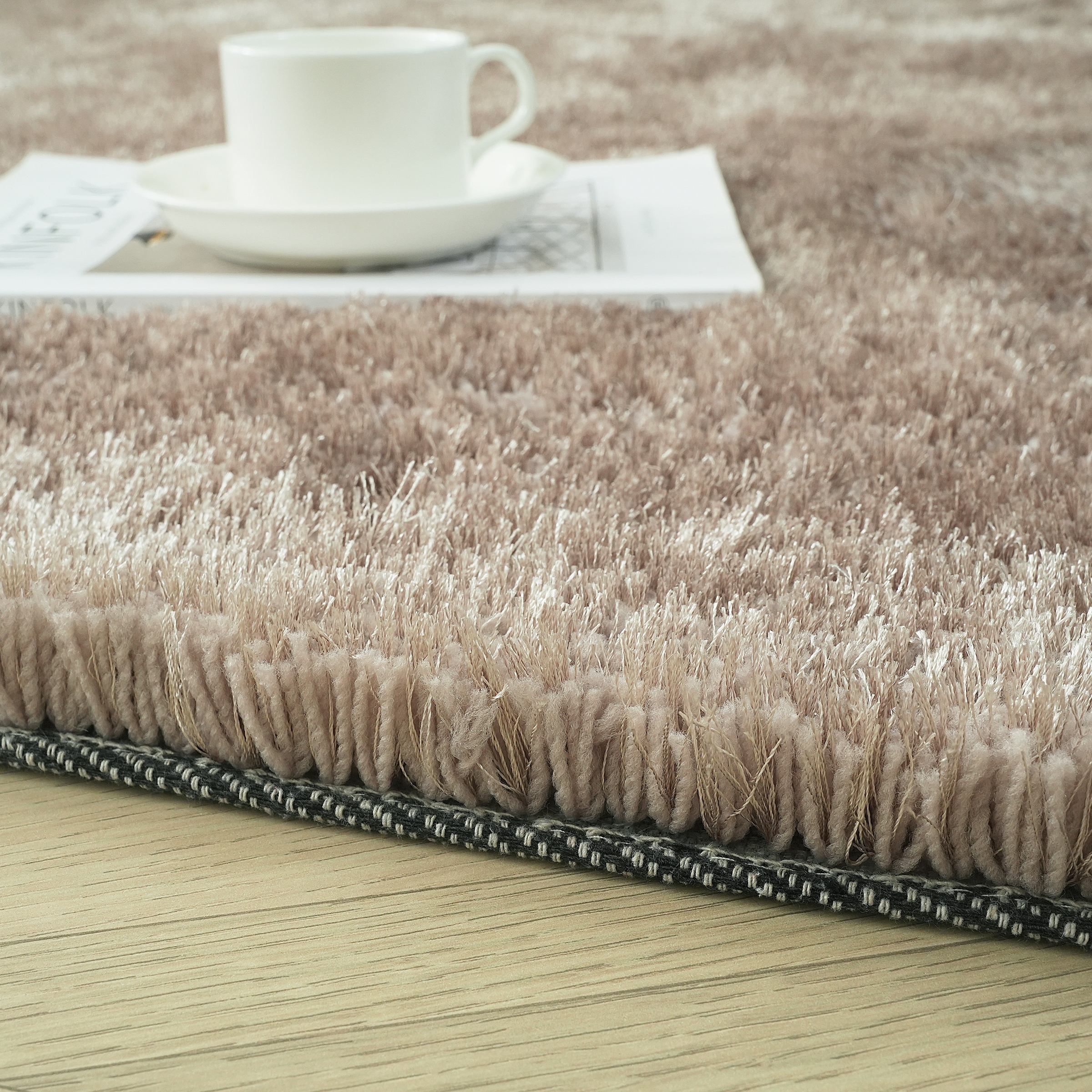 Bruno Banani Teppich »Dana Teppich, besonders weich und kuschelig, Kundenliebling«, rechteckig, 30 mm Höhe, uni, Mikrofaser Teppiche, Wohnzimmer, Schlafzimmer, Esszimmer