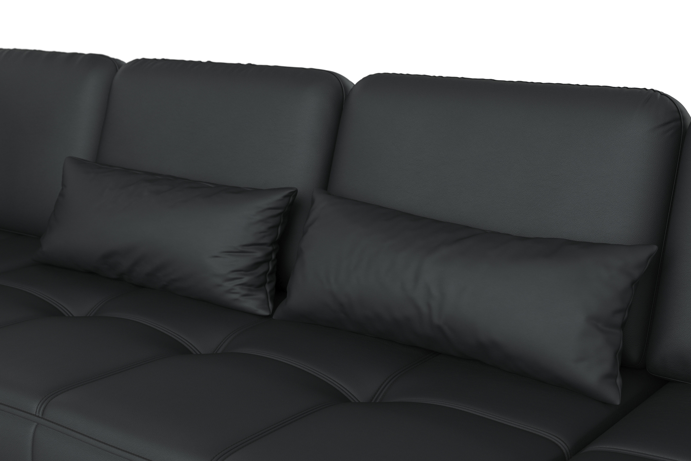 sit&more Wohnlandschaft »Bendigo U-Form«, inklusive Sitztiefenverstellung, Bodenfreiheit 12 cm, in 2 Fußfarben