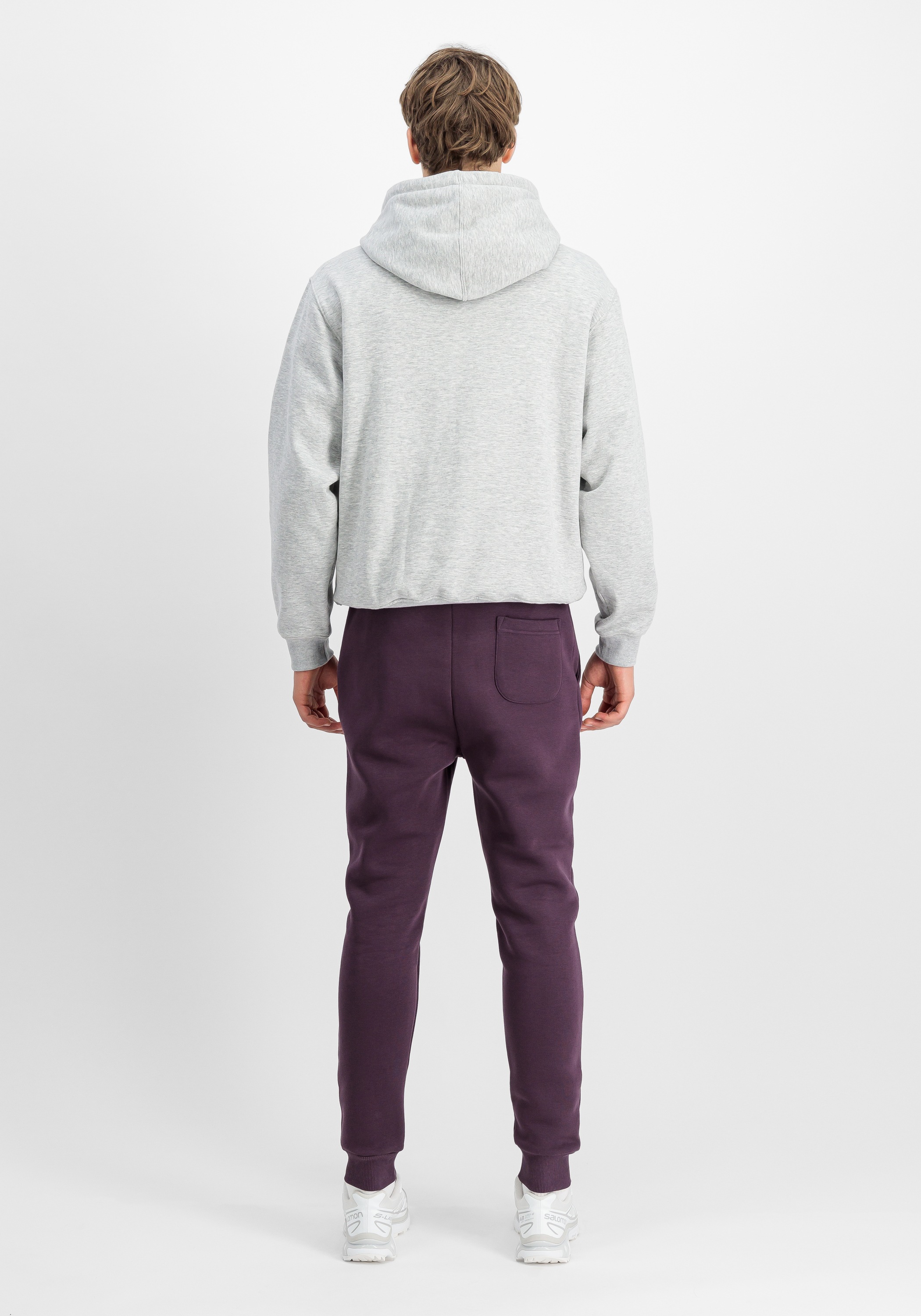 Alpha Industries Basic Jogger SL Jogging Pants Plum Size S 3