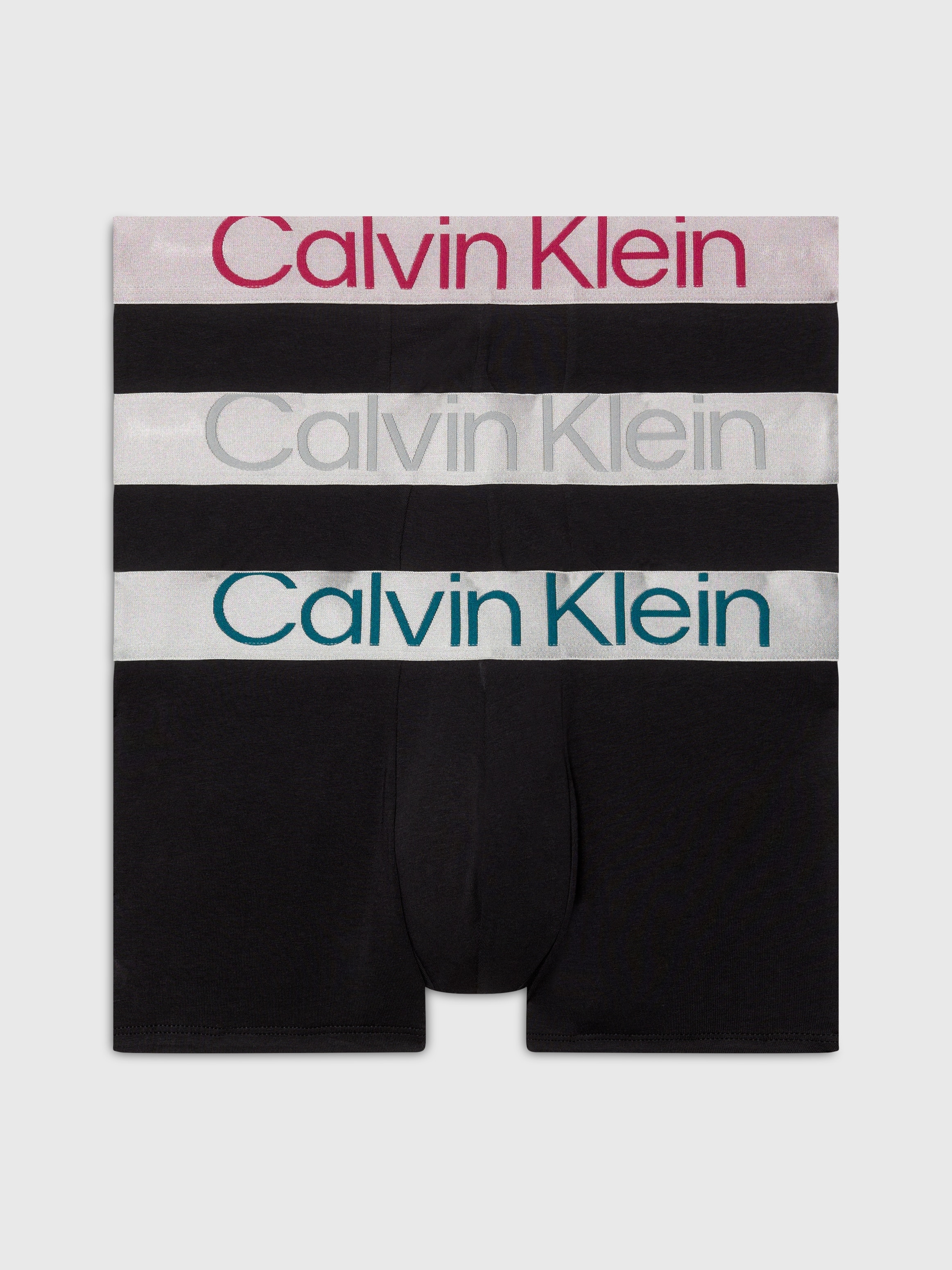 Calvin Klein Underwear Trunk, (Packung, 3 St., 3er-Pack), mit breitem elastischem Bund