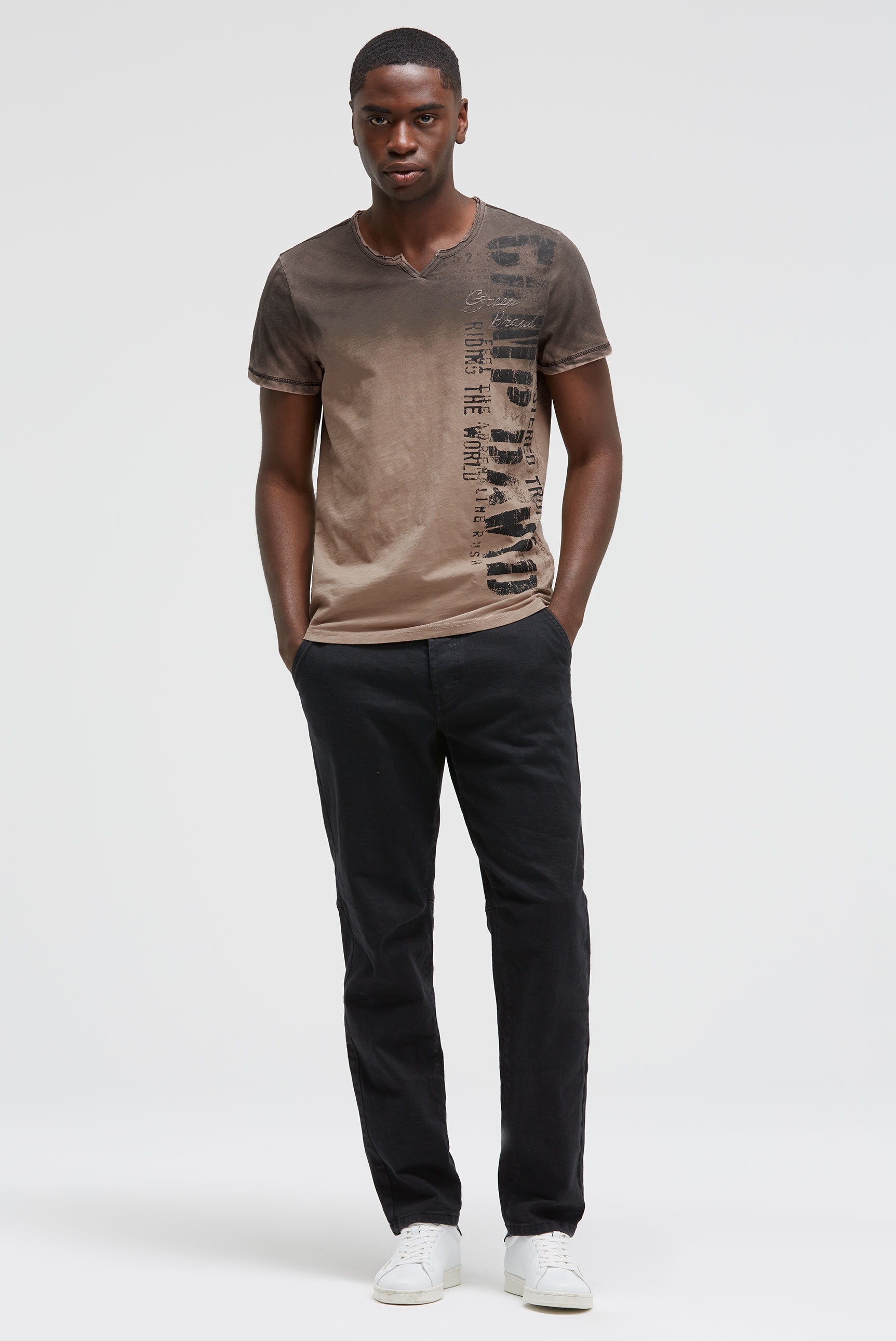 Thumbnail - CAMP DAVID Rundhalsshirt mit Used-Kanten