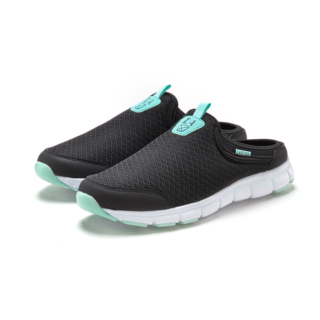 LASCANA Slip-On Sneaker, Sabot aus leichtem Mesh-Material